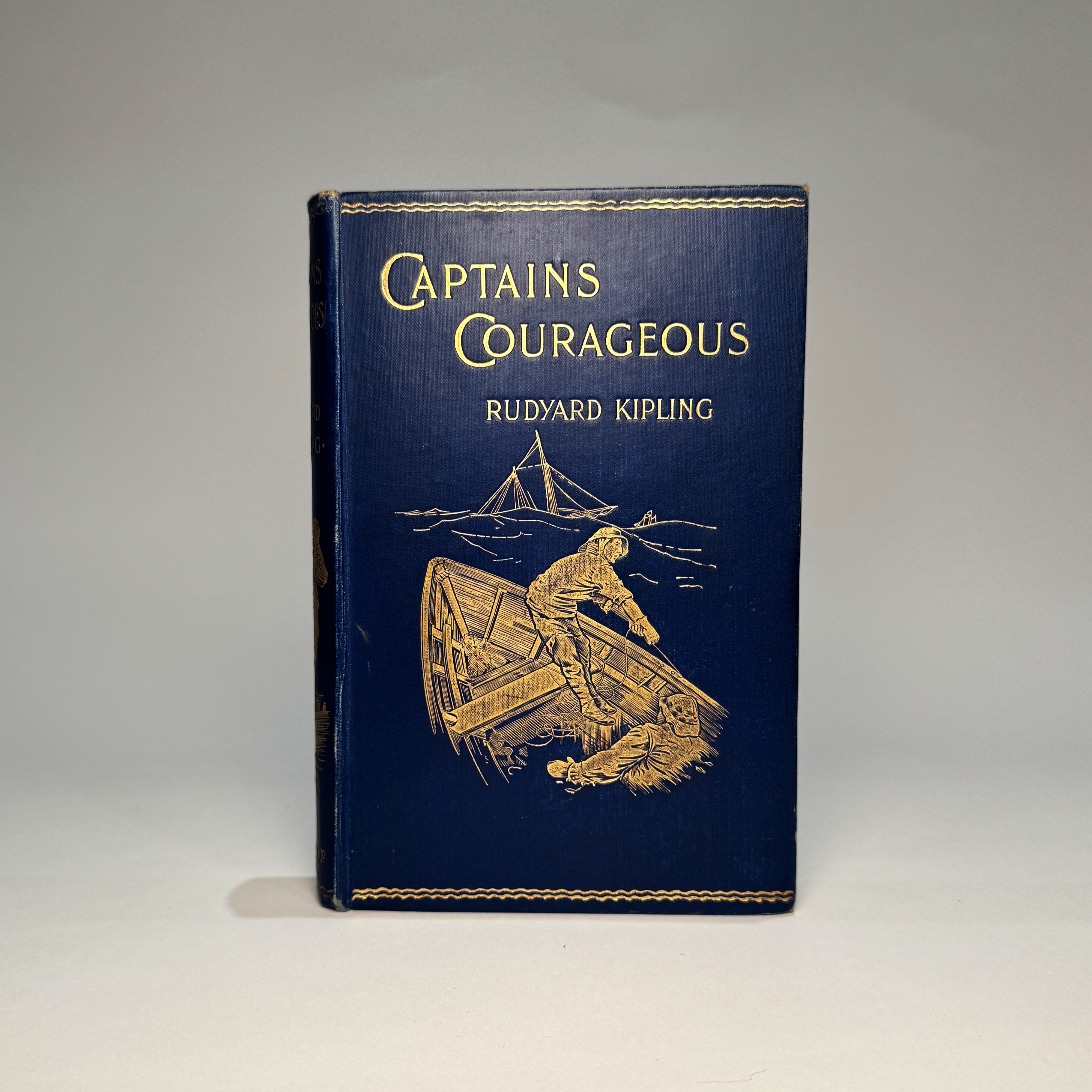 Captains Courageous. The Story of the Grand Banks. A Novel. Rudyard Kipling [Near Fine] [Hardcover]