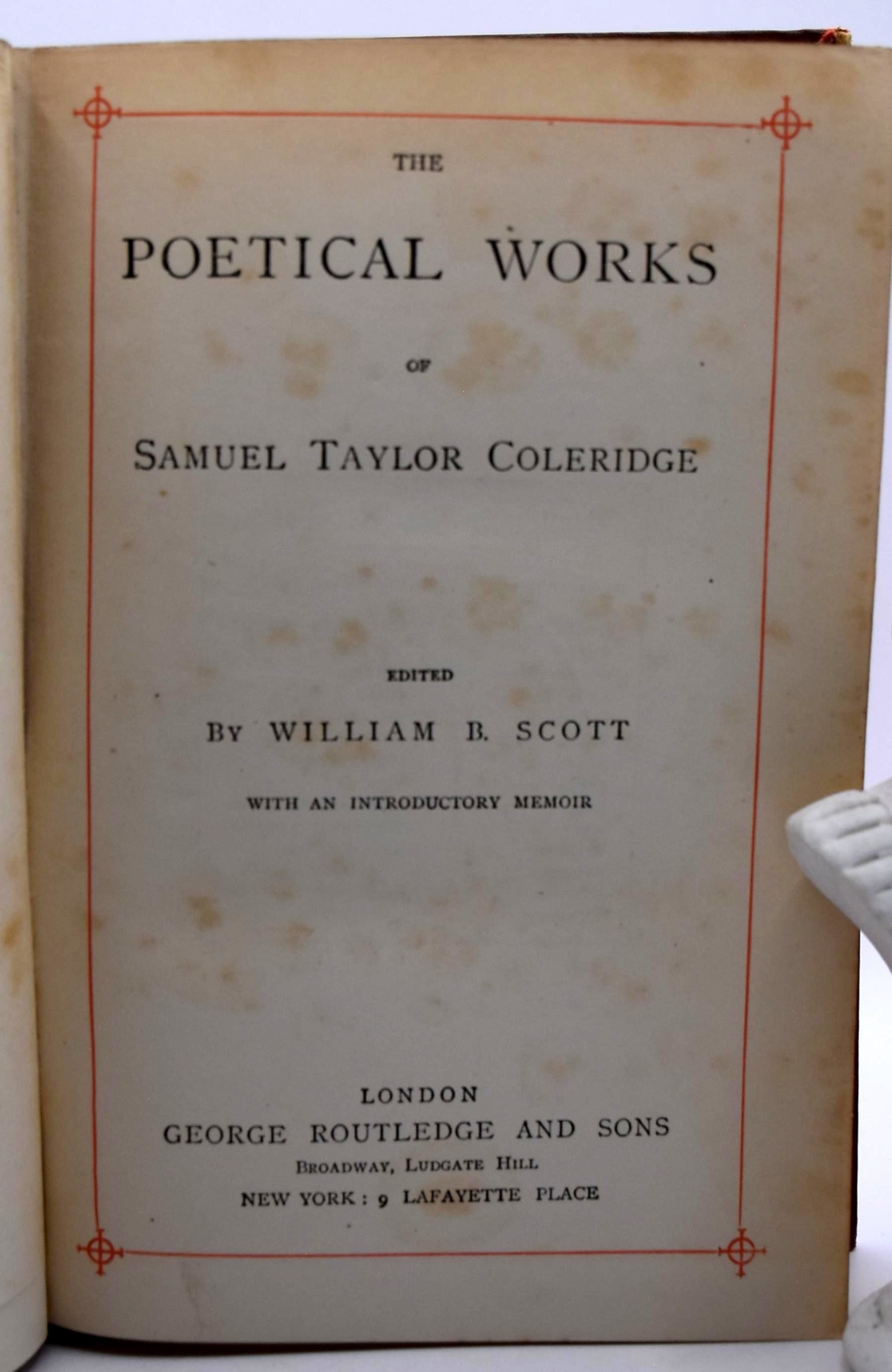 The Poetical Works of Samuel Taylor Coleridge by Coleridge, Samuel