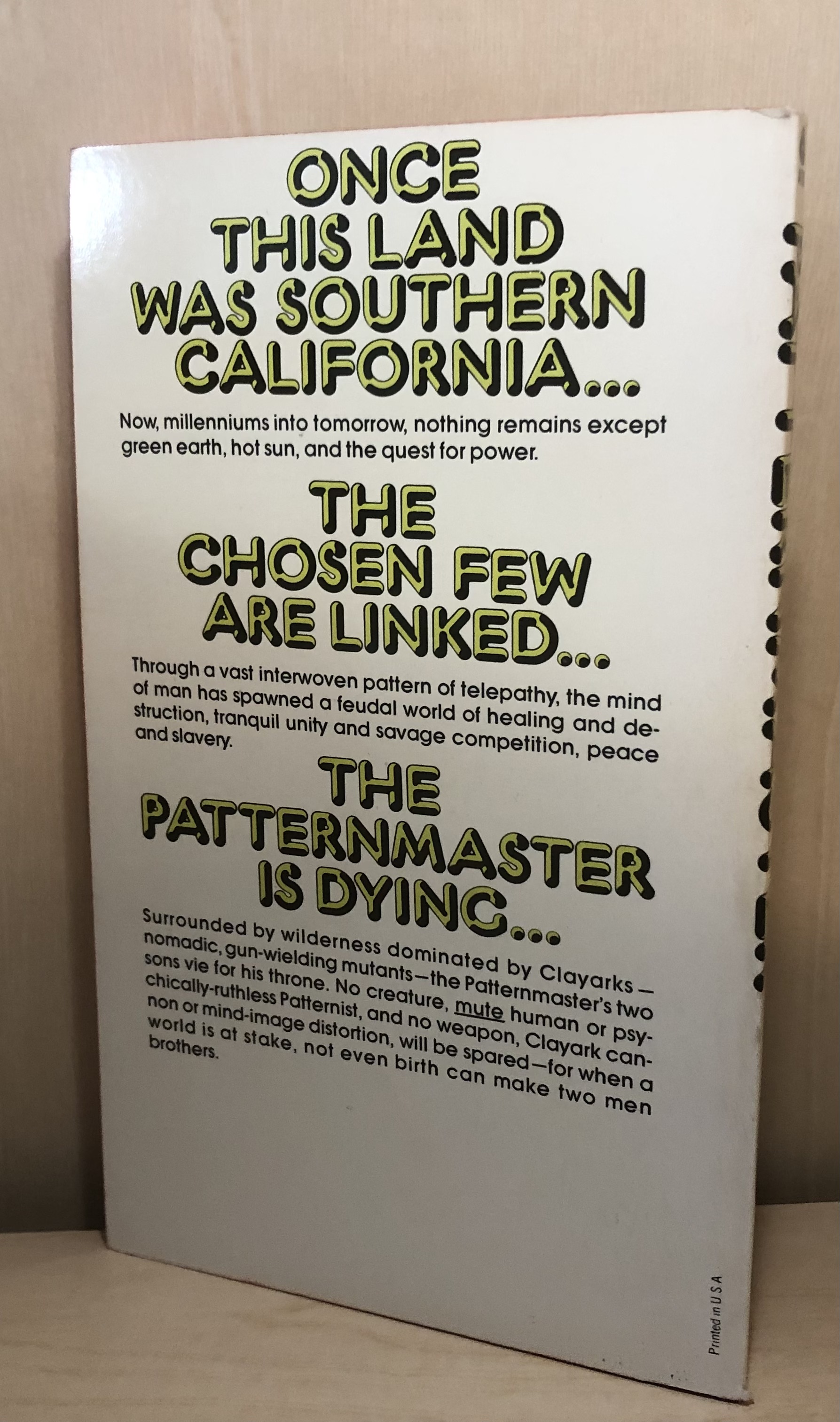 Patternmaster by Butler, Octavia: Very Good Soft cover (1979) 1st ...