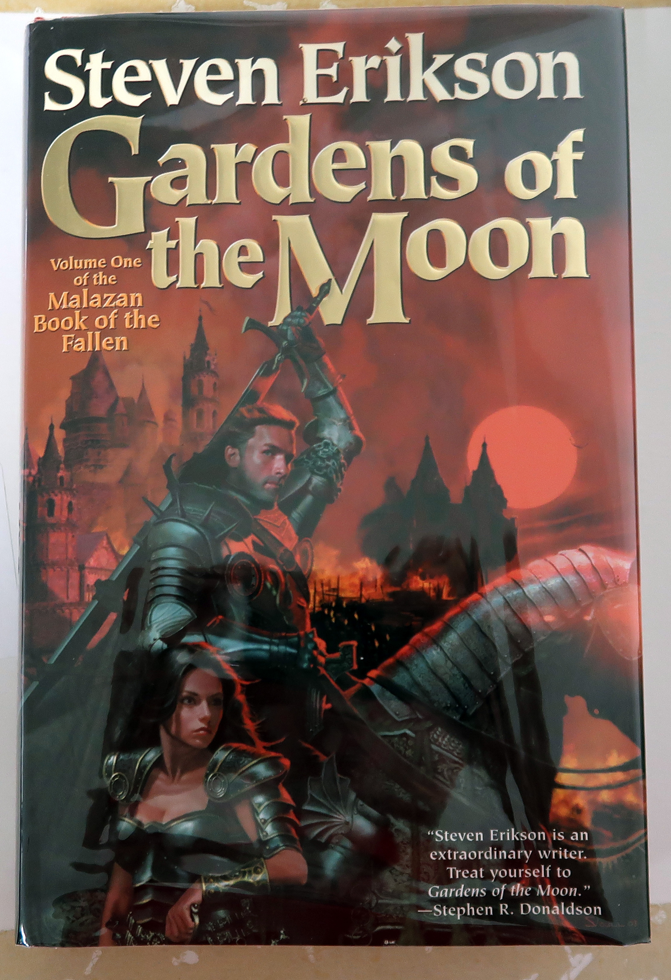 Gardens of the Moon (The Malazan Book of the Fallen, Book 1) by Steven Erikson: Fine Hardcover ...