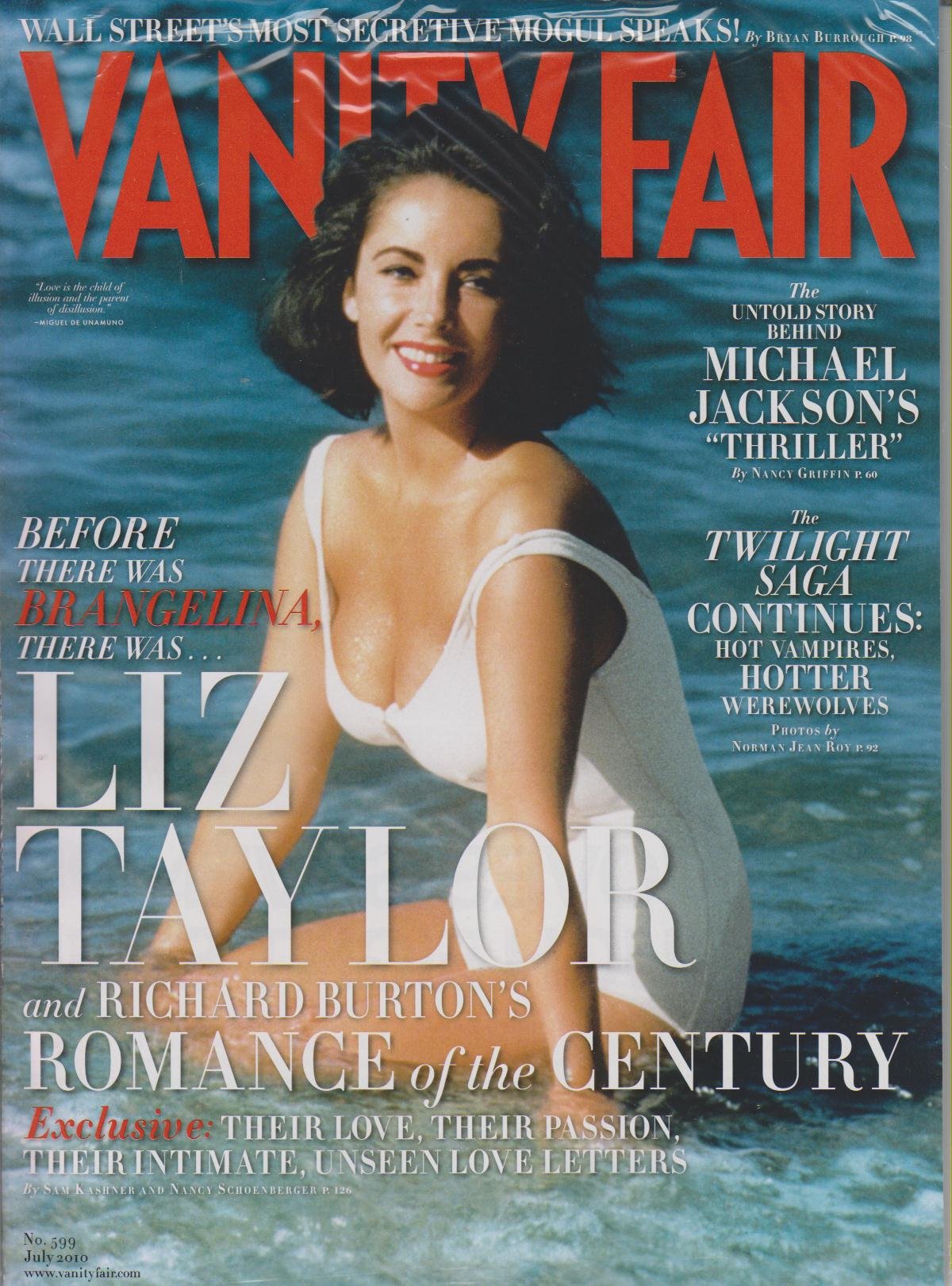 Vanity Fair Magazine (July, 2010) Elizabeth ..., image size:1200x1621