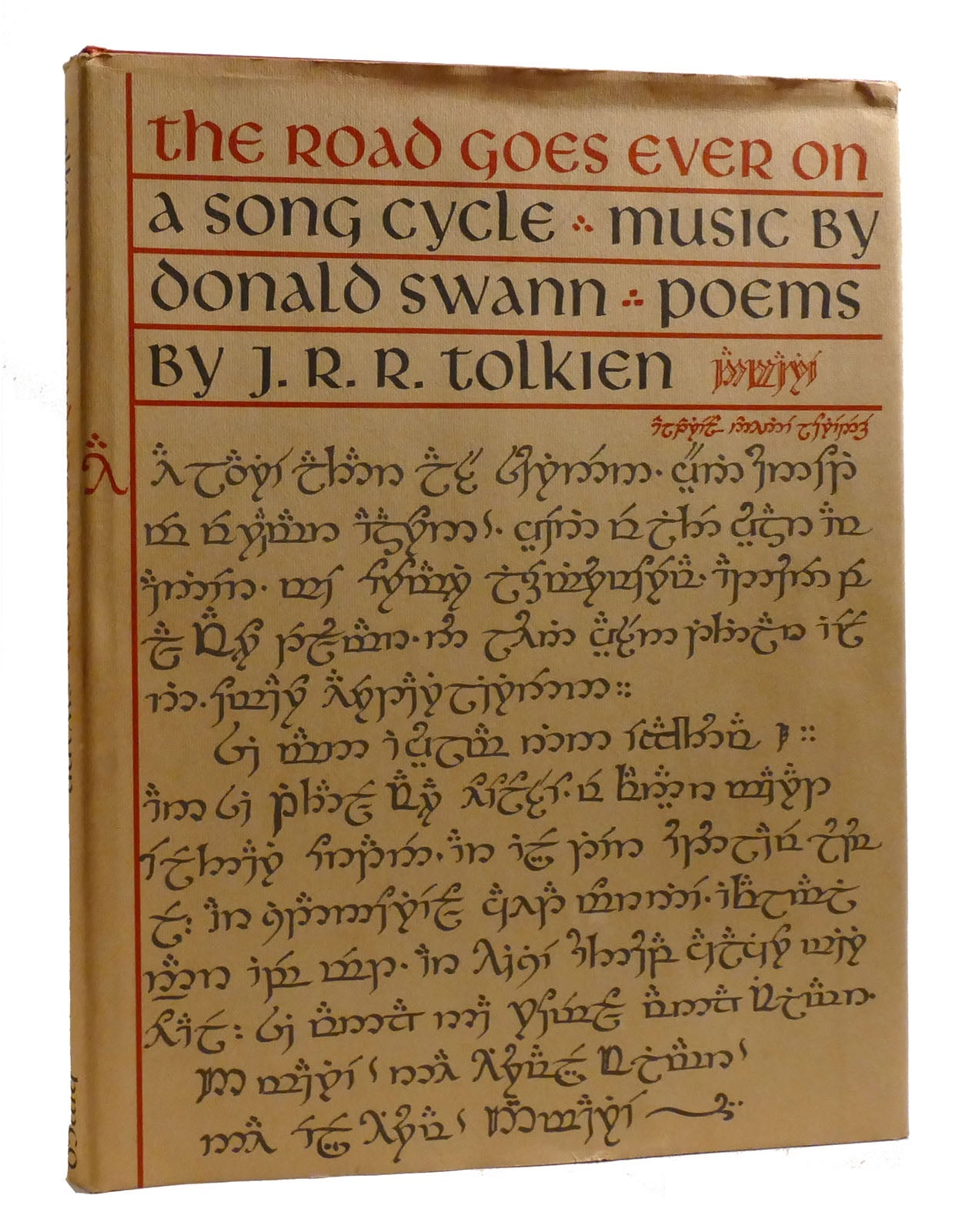 THE ROAD GOES EVER ON by J. R. R. Tolkien: Hardcover (1967) First ...