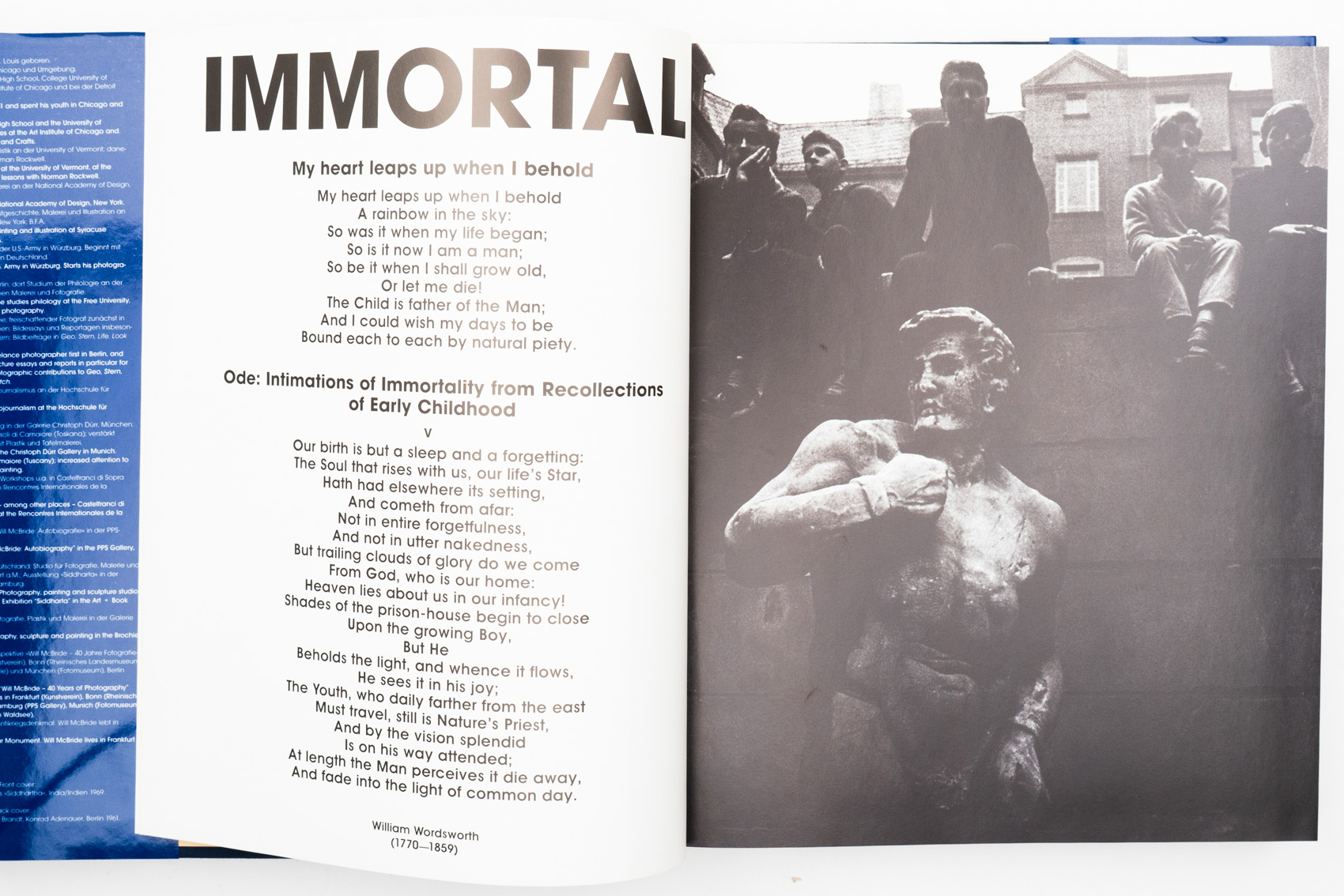 I, Will McBride. - by McBride, Will: (1997) | Antiquariat Tautenhahn