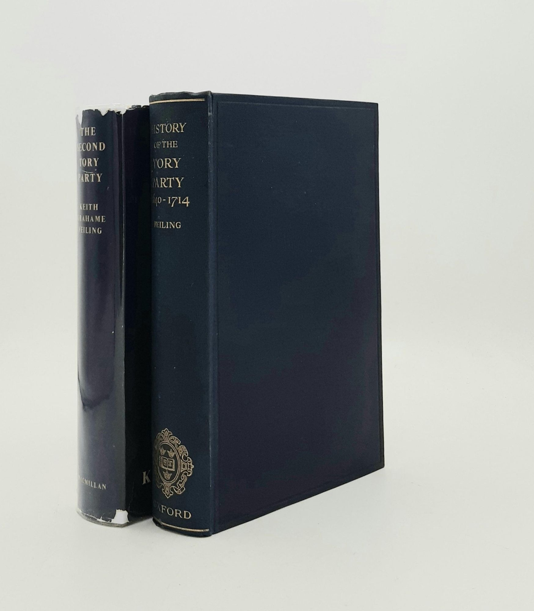 A HISTORY OF THE TORY PARTY 1640-1714 [&] THE SECOND TORY PARTY 1714 ...