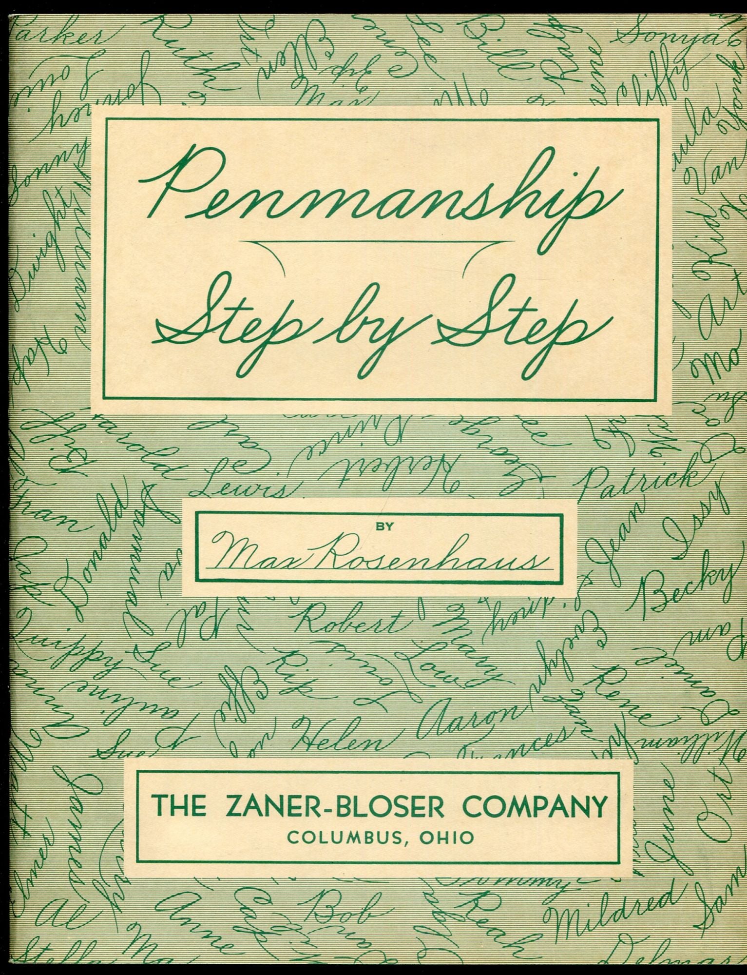 Penmanship Guide.pdf Penmanship Step by Step von ROSENHAUS, Max: Near Fine Softcover (1954 ...