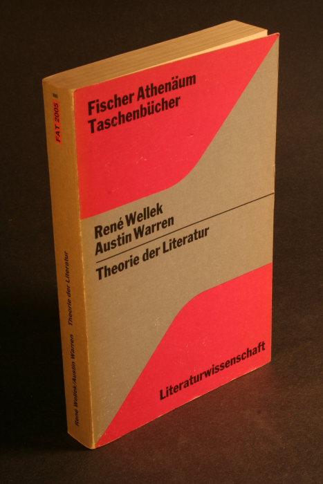 Theorie der Literatur. Übersetzung von E. und M. Lohner - Wellek, René / Warren, Austin