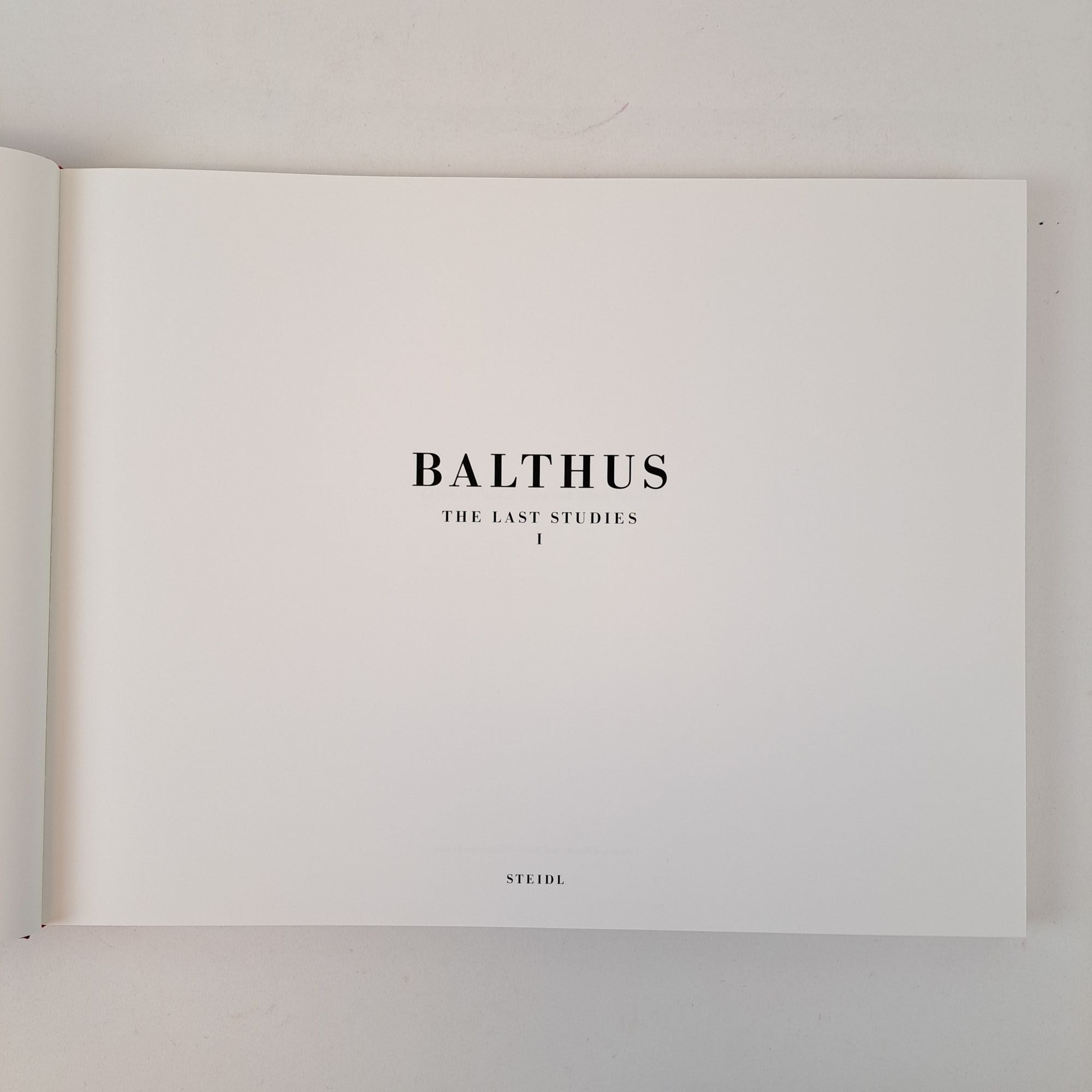 Balthus バルテュス The Last Studies Balthus. The Last Studies | Nicolas Pages, Benoît Peverelli