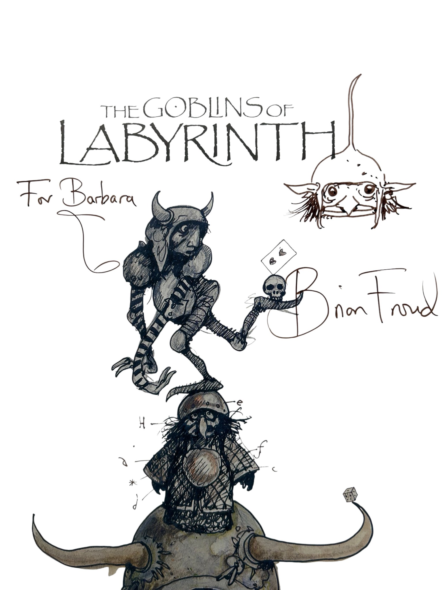 The Goblins of Labyrinth: 20th Anniversary Edition by Froud, Brian