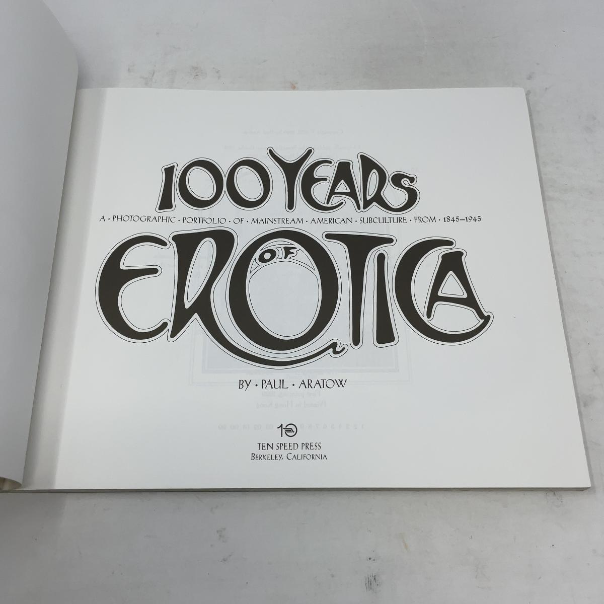 100 Years of Erotica by Paul Aratow – AbeBooks