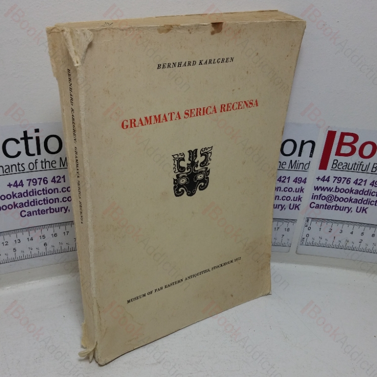 Grammata Serica Recensa – AbeBooks