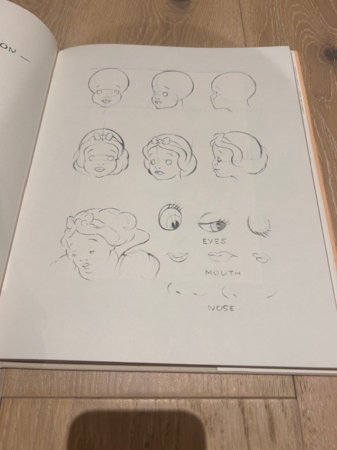 Walt Disney's Sketch book of Snow White and The Seven Dwarfs by