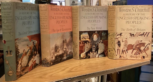 A History of the English-Speaking Peoples [4 Volumes] Churchill, Winston S. History,Modern First Editions