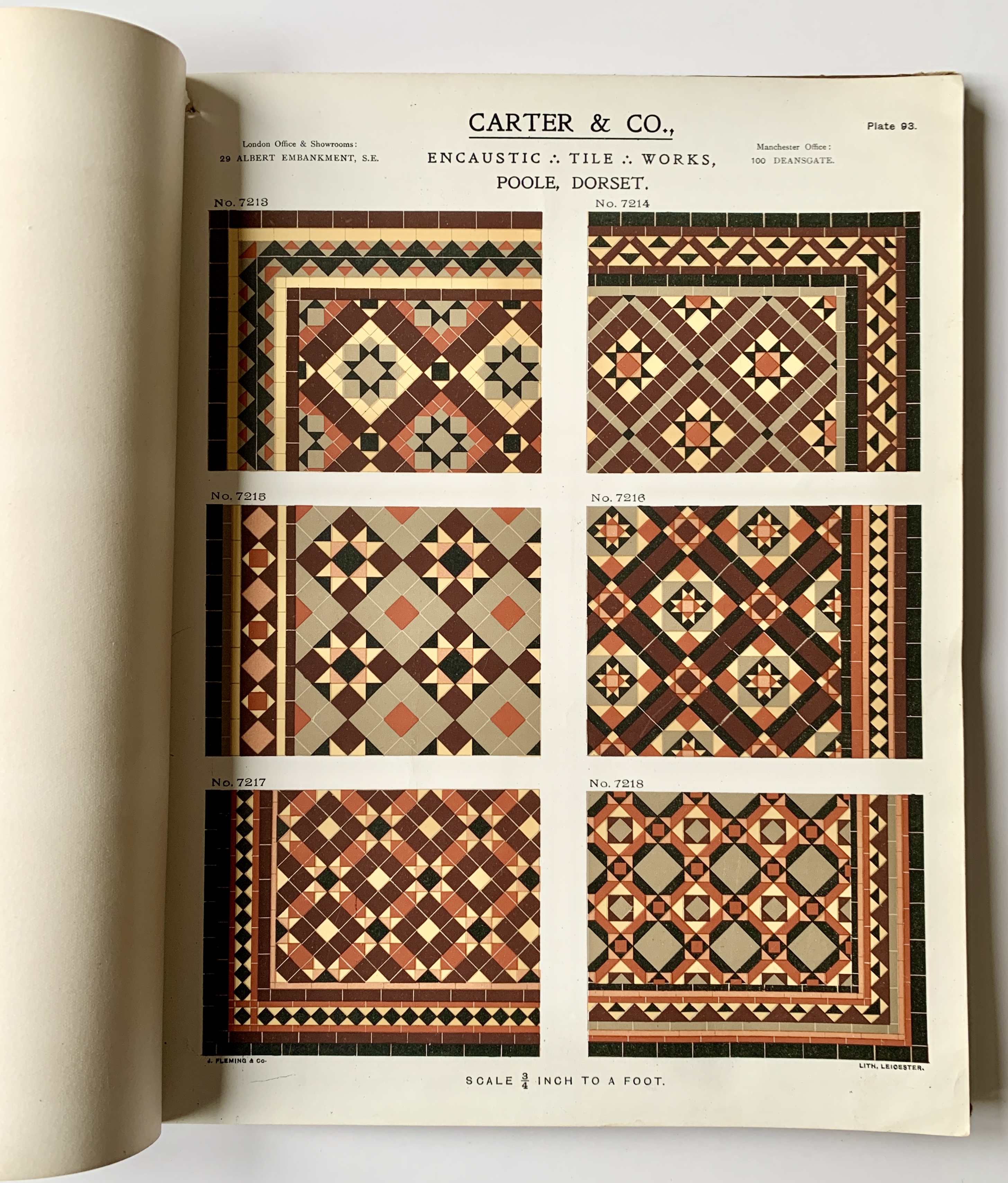 Carter & Co., Ltd., Makers of Tiles, Faience & c. Encaustic Tile Works ...