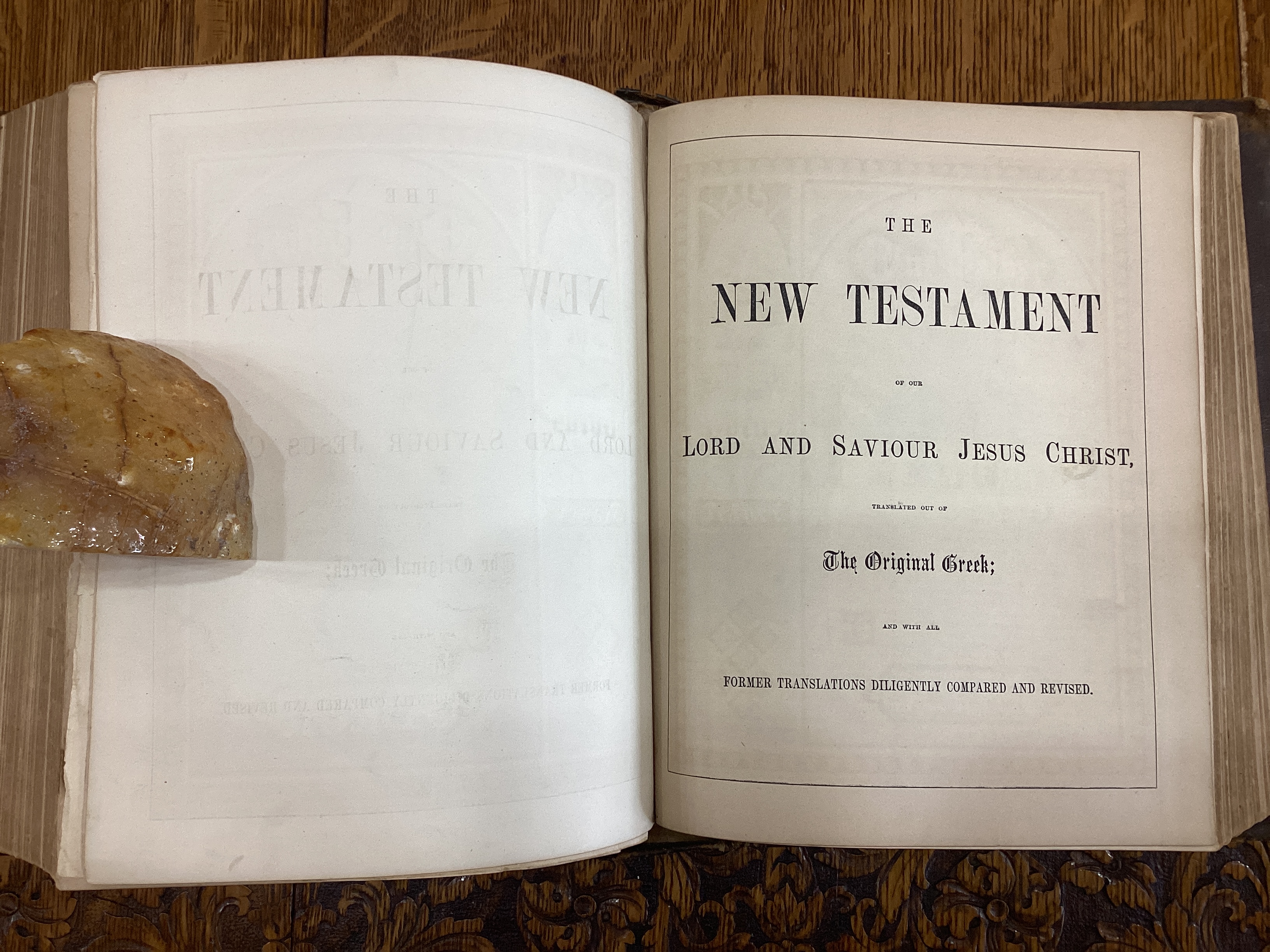 1874年「HOLY BIBLE 」キリスト 聖書 大型 アンティーク 12 【公式通販】