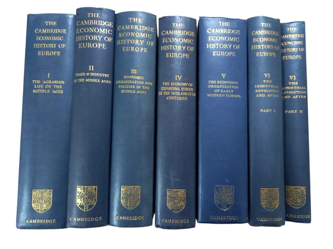 The Cambridge economic history of Europe - 7 vol. Collectif
