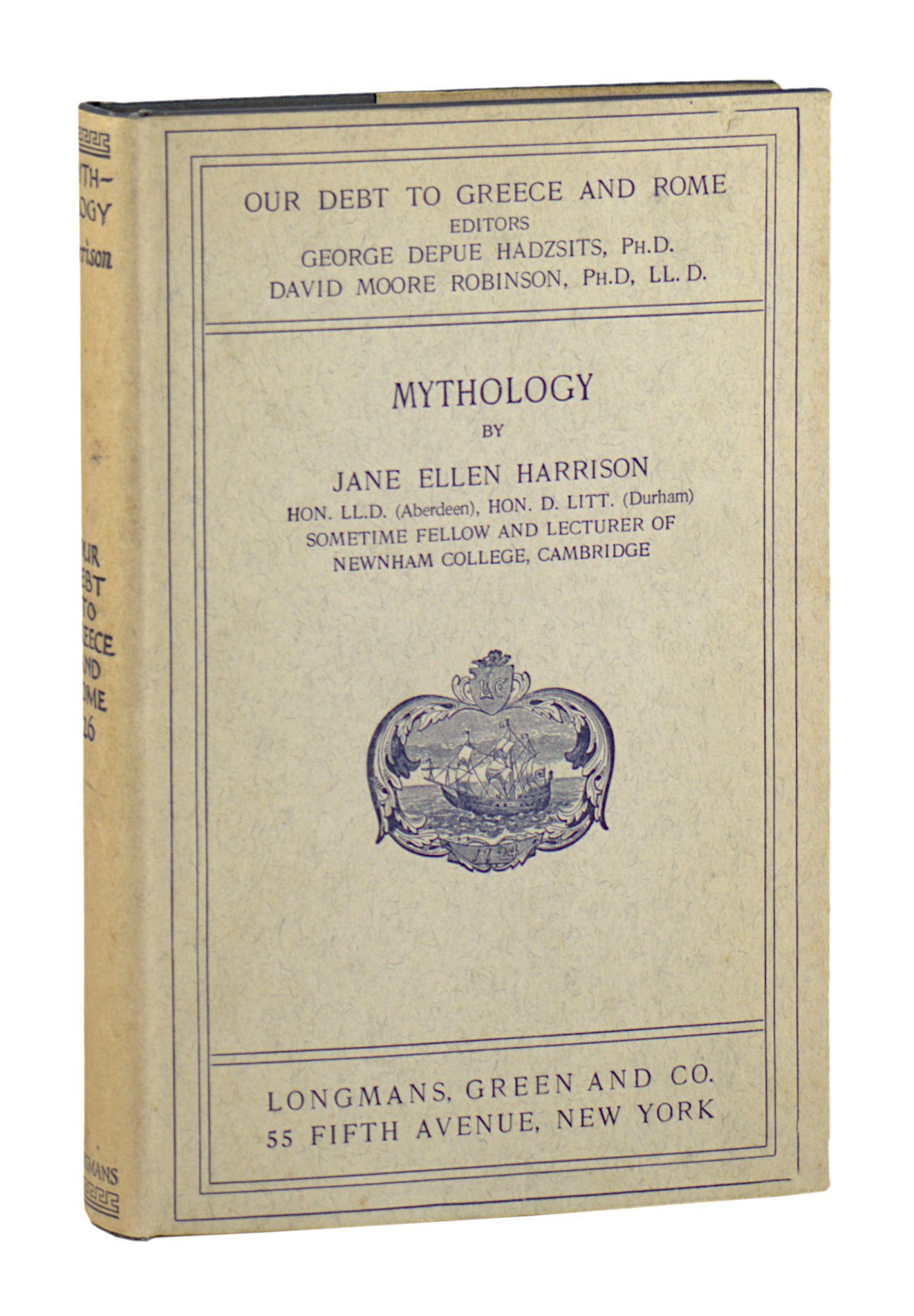 Mythology de Jane Ellen Harrison: Near Fine (1924) | Capitol Hill Books,  ABAA