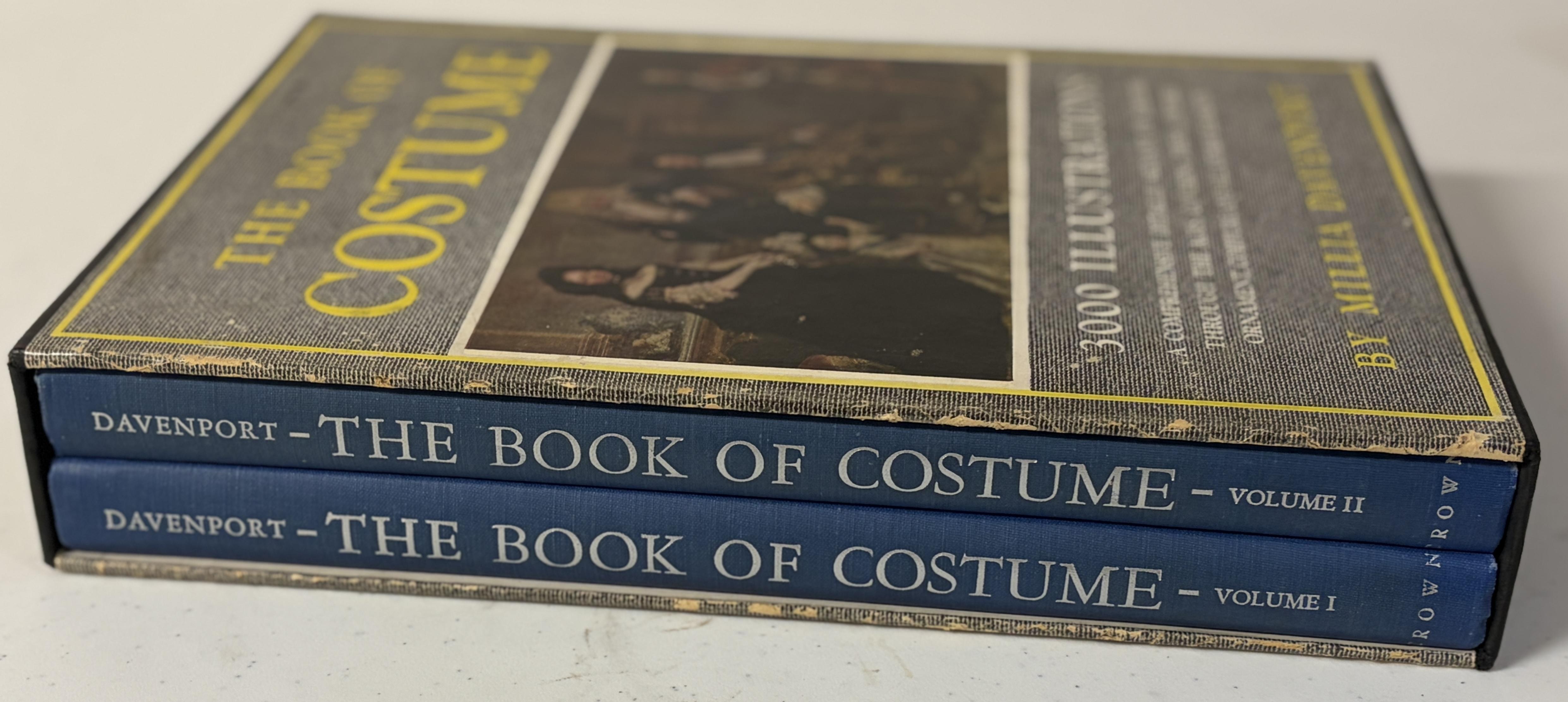 [First Edition] The Book of Costume Davenport, Millia [Used - Near fine] [Hardcover]