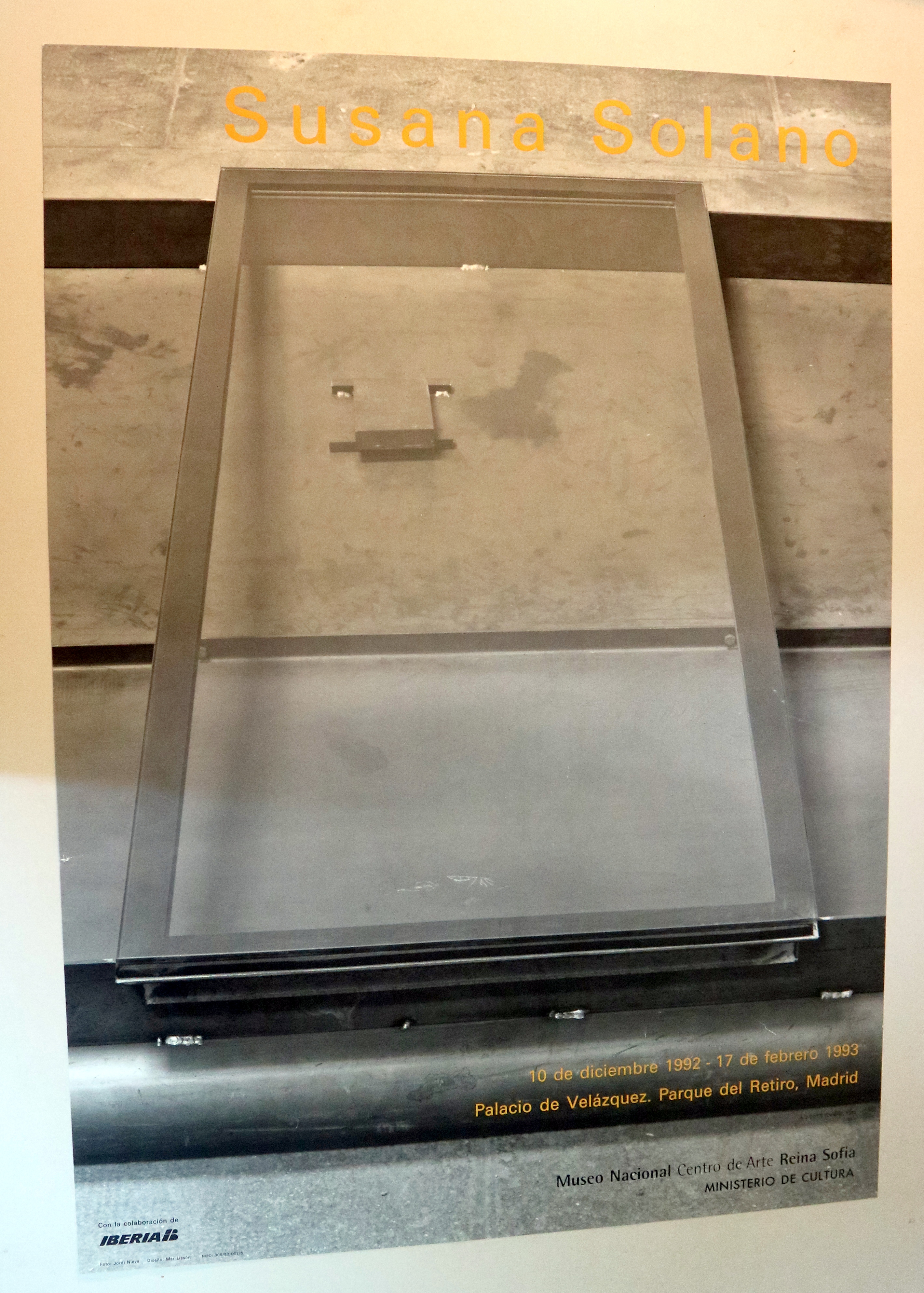 POSTER DE SUSANA SOLANO - Barcelona 1993