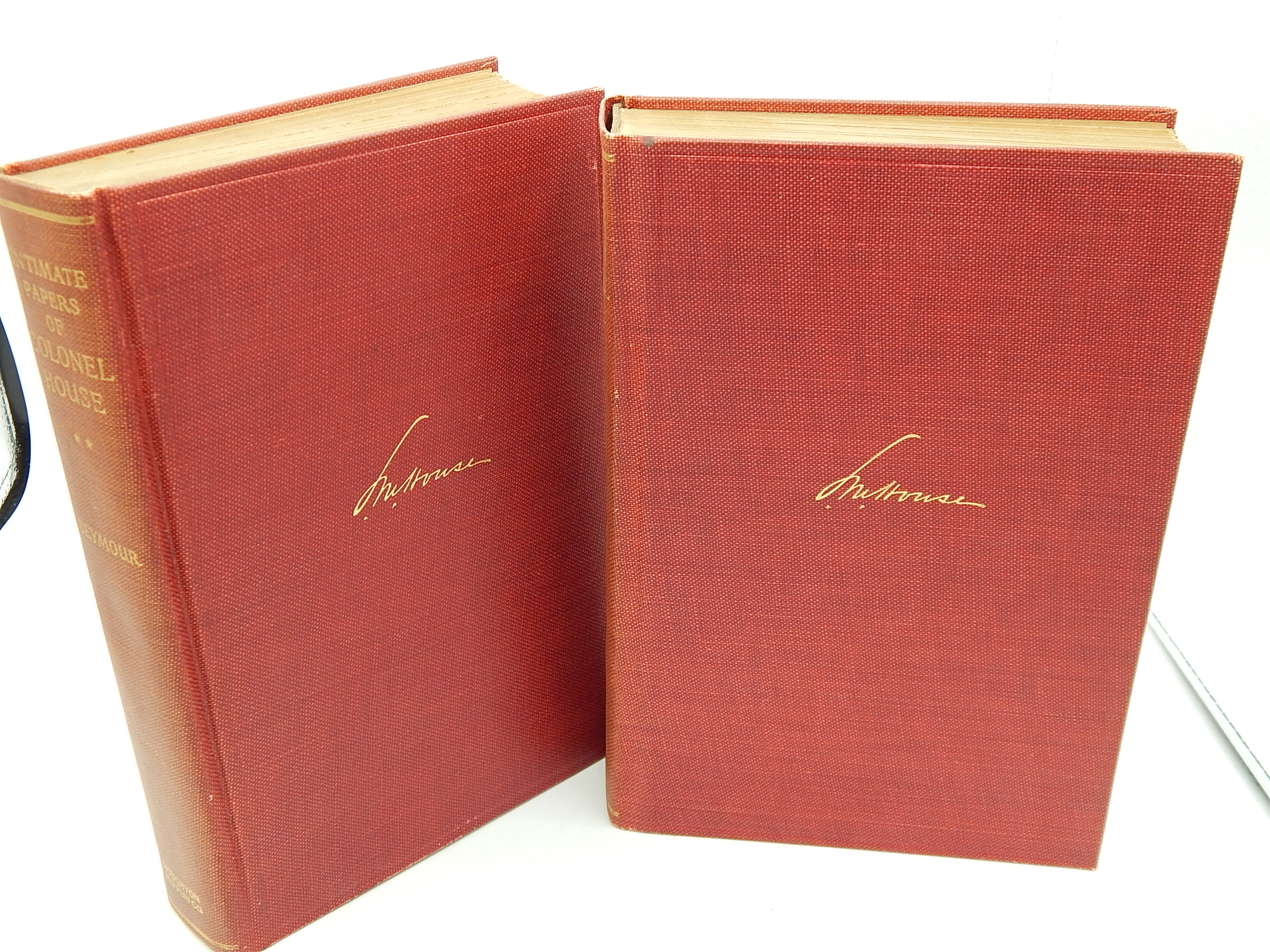 [First Edition] The Intimate Papers of Colonel House - 2 volume set Charles Seymour (editor) [Used - Near fine] [Hardcover]