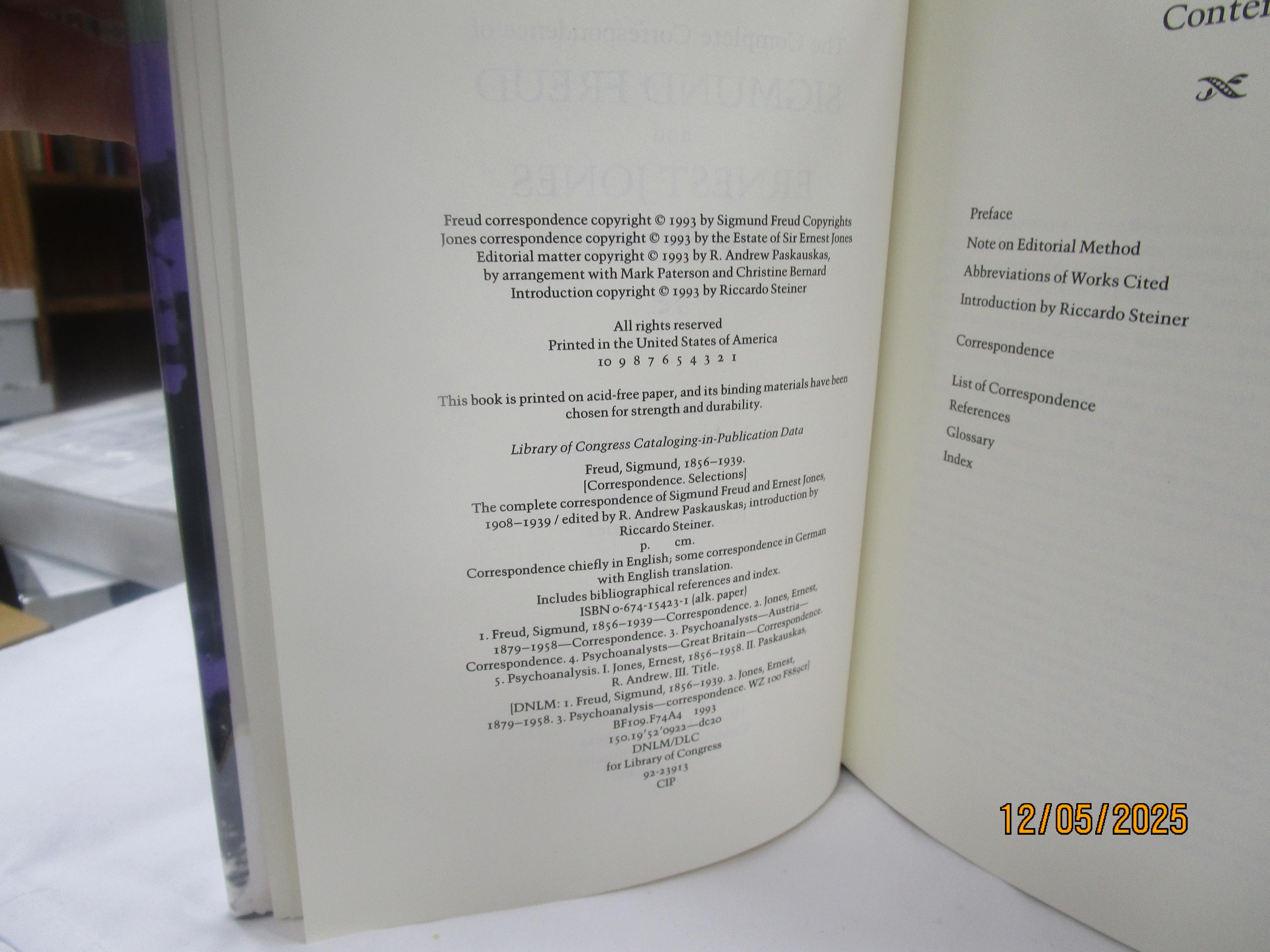 Correspondance de Sigmund Freud