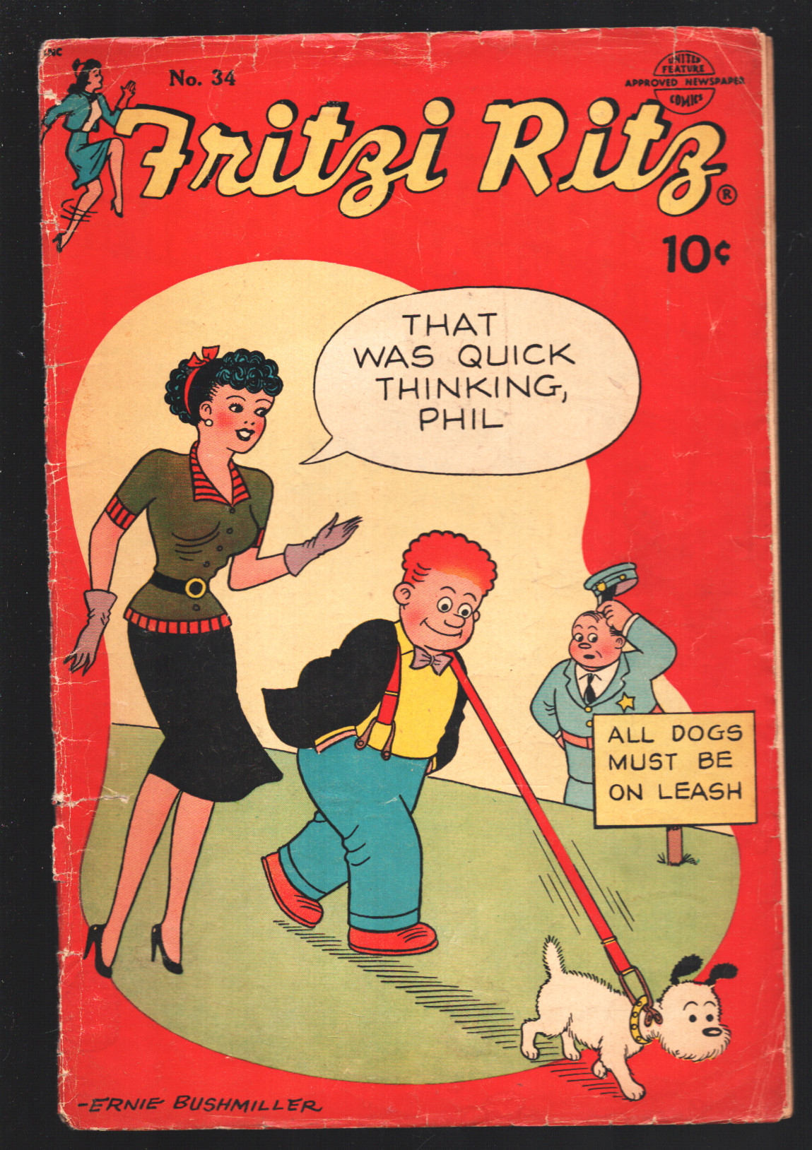 Fritzi Ritz #7 1949-Terrific poses-fashions & swimsuits-Li'l Abner -Al ...