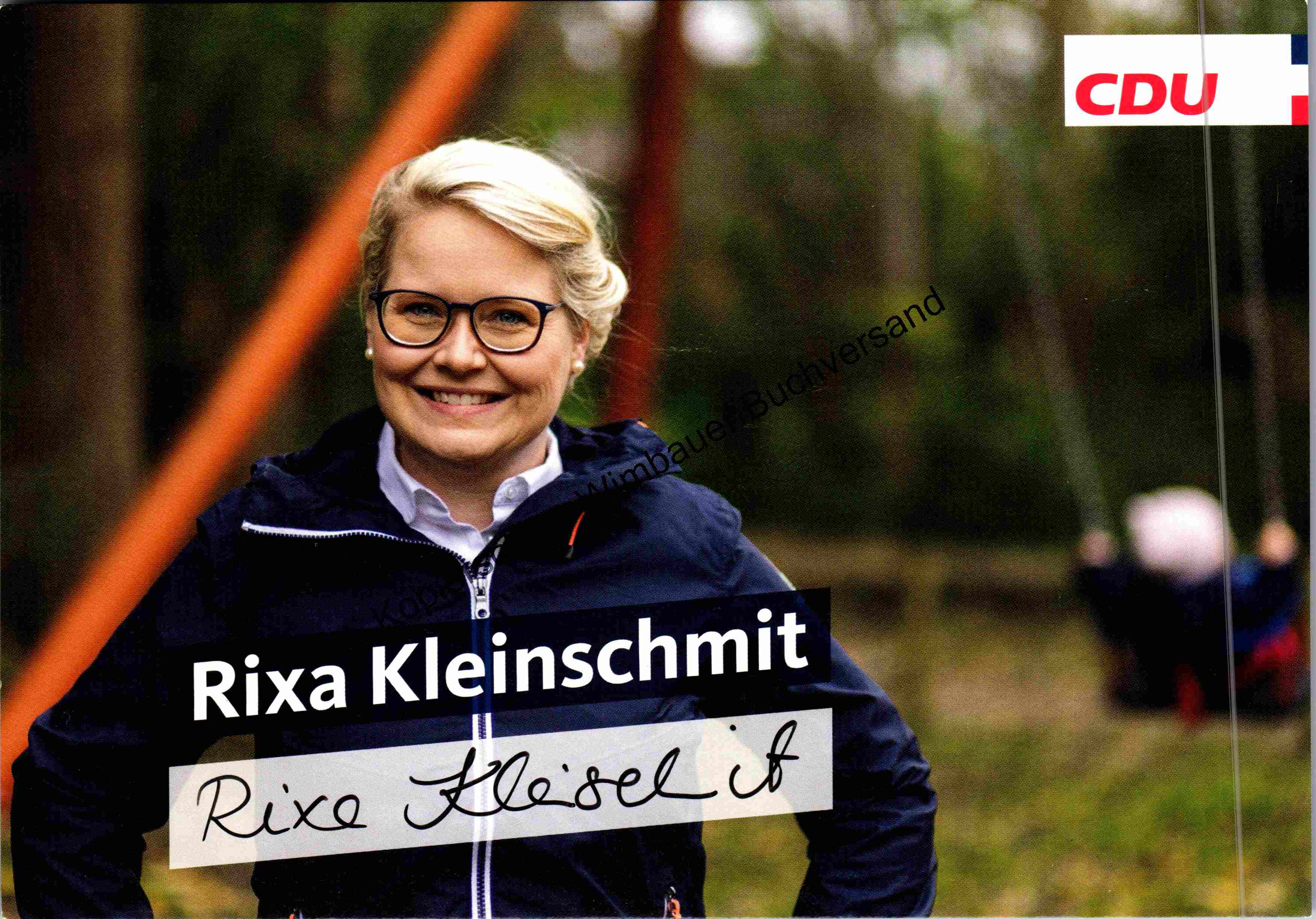Original Autogramm Rixa Kleinschmit MdL /// Autograph signiert signed ...