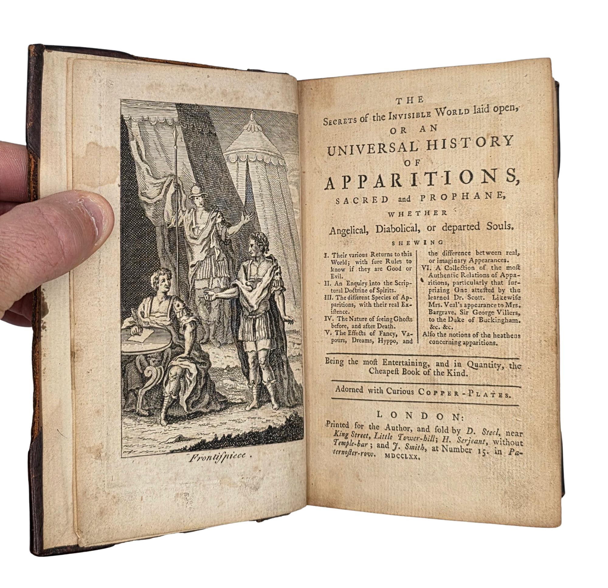 Layed Open Book The Secrets of the Invisible World laid open; or, an Universal History ...