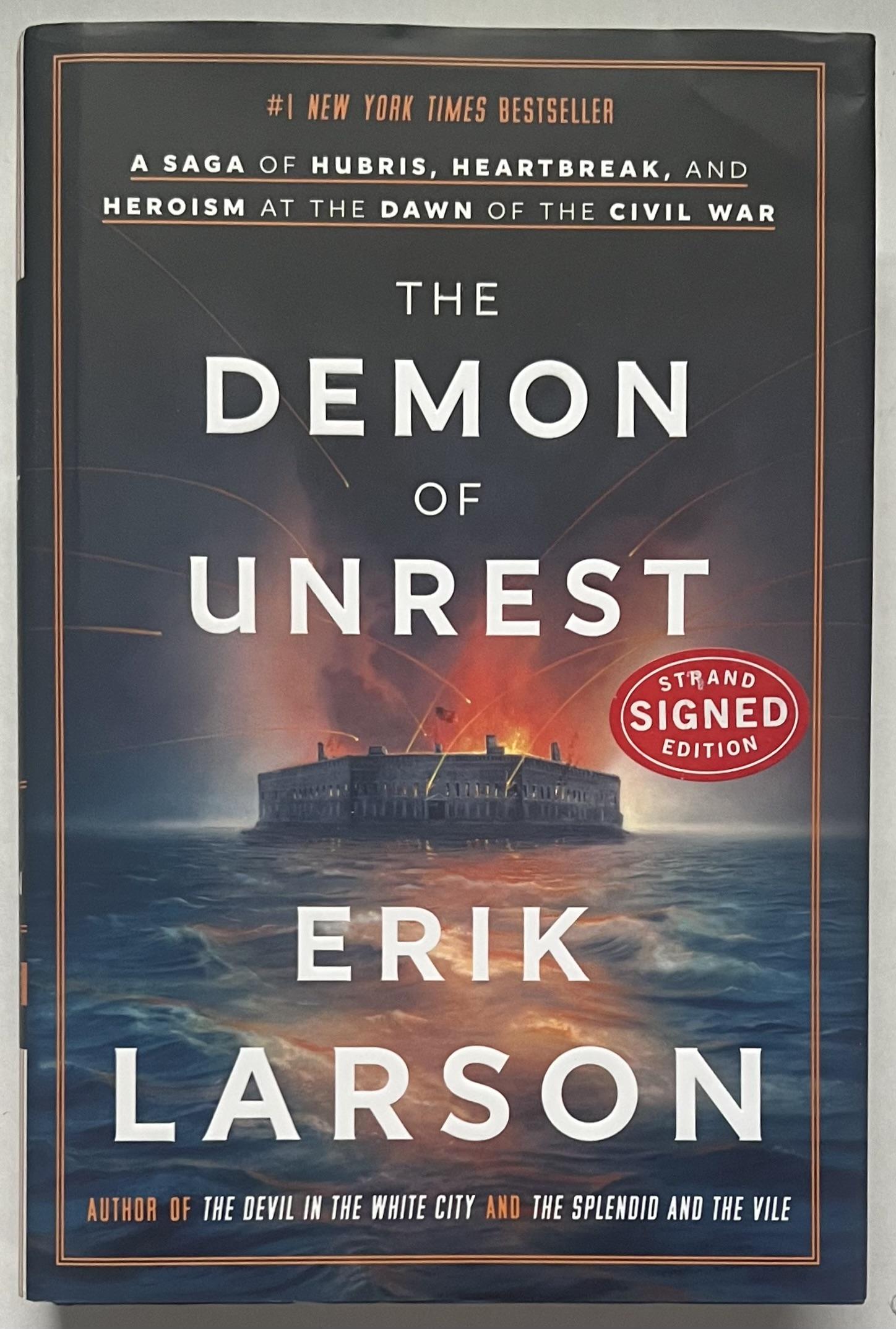 The Demon Of Unrest de Erik Larson: Fine Hardcover (2024) 1st Edition ...