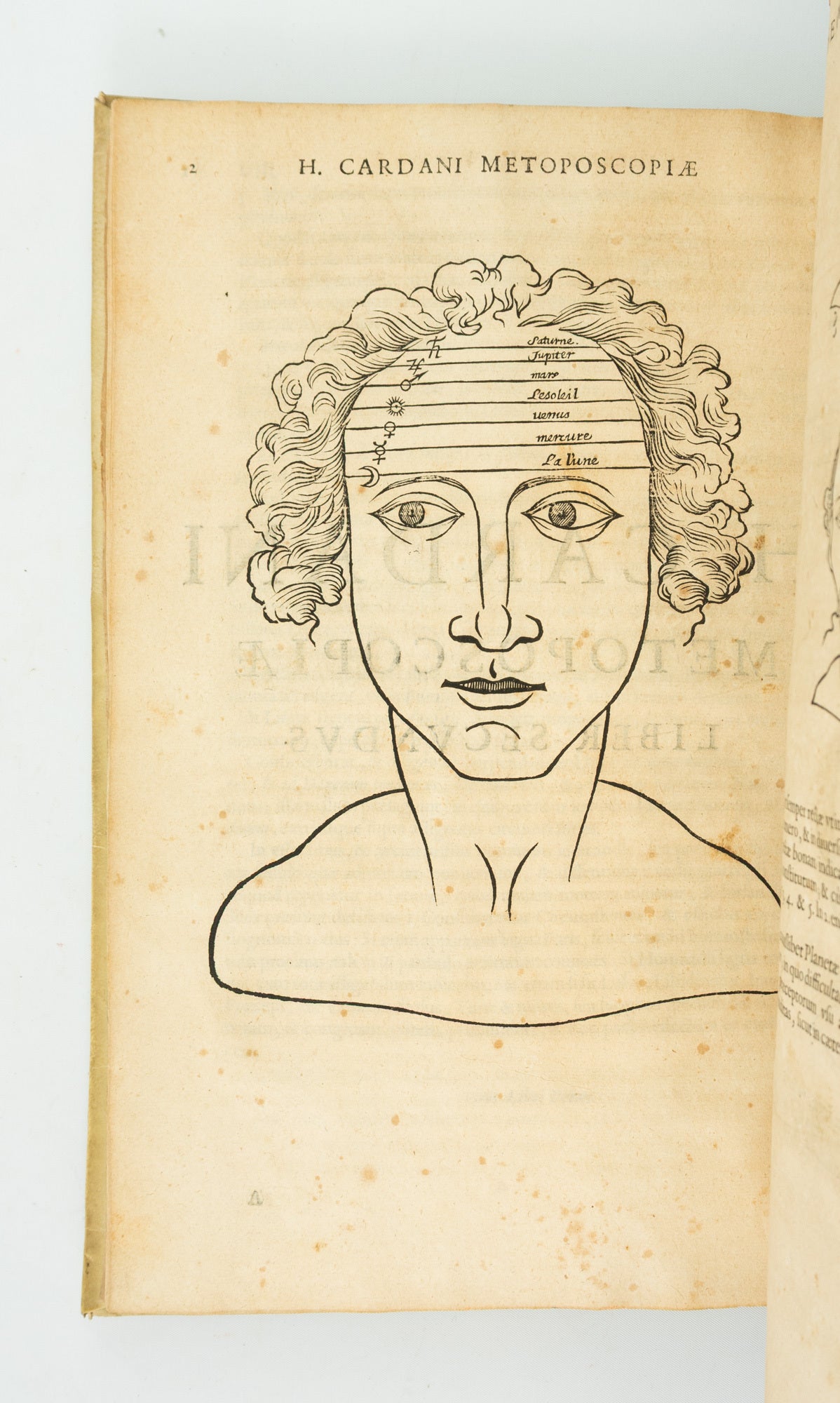 METOPOSCOPIA by (METOPOSCOPY). CARDANO, GIROLAMO: (1658) | Phillip J.  Pirages Rare Books (ABAA)