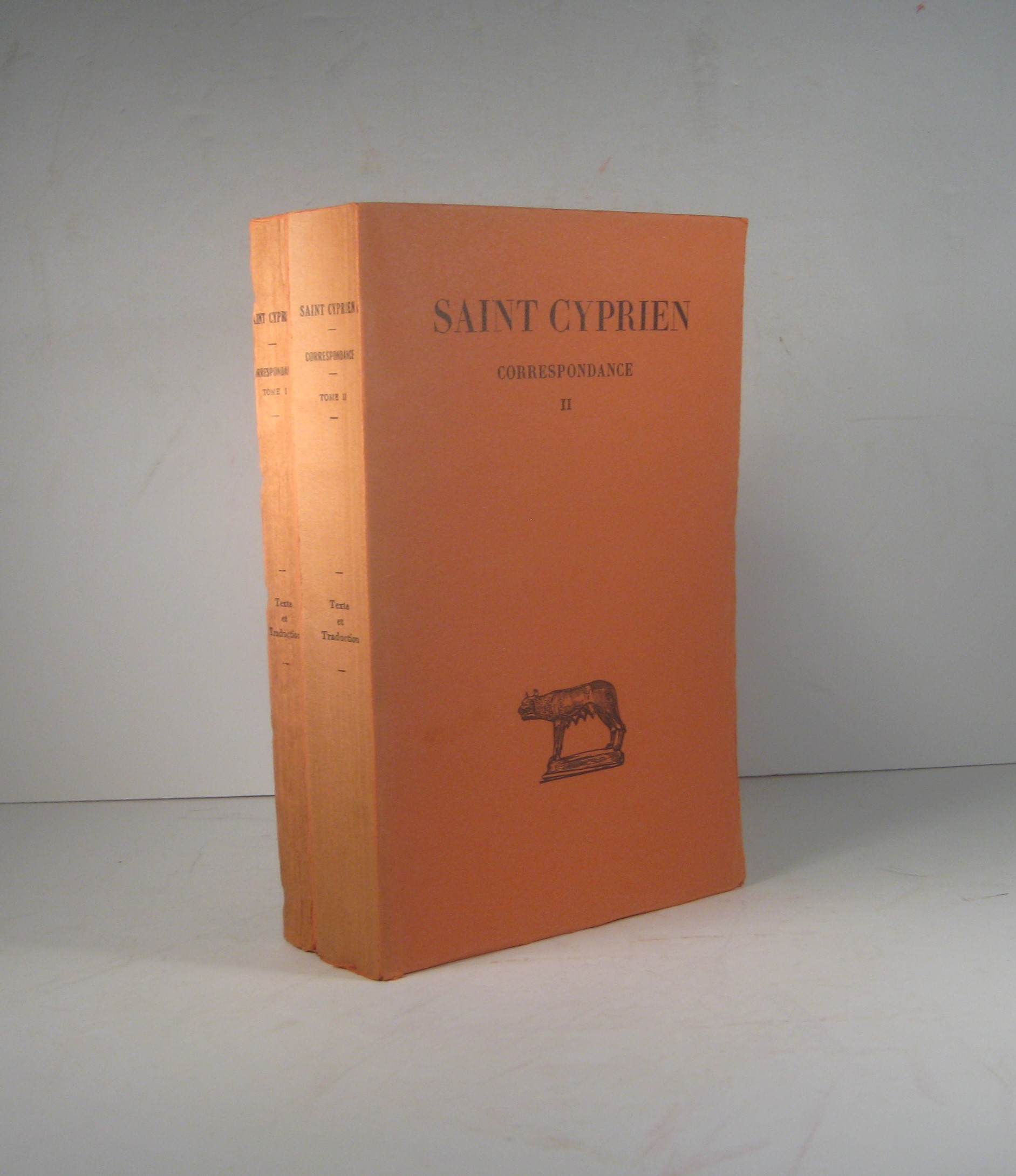 Correspondance. Tome I (1). Tome II (2). 2 Volumes Saint Cyprien (Texte établi et traduit par le chanoine Bayard) [Occasion - Très bon]