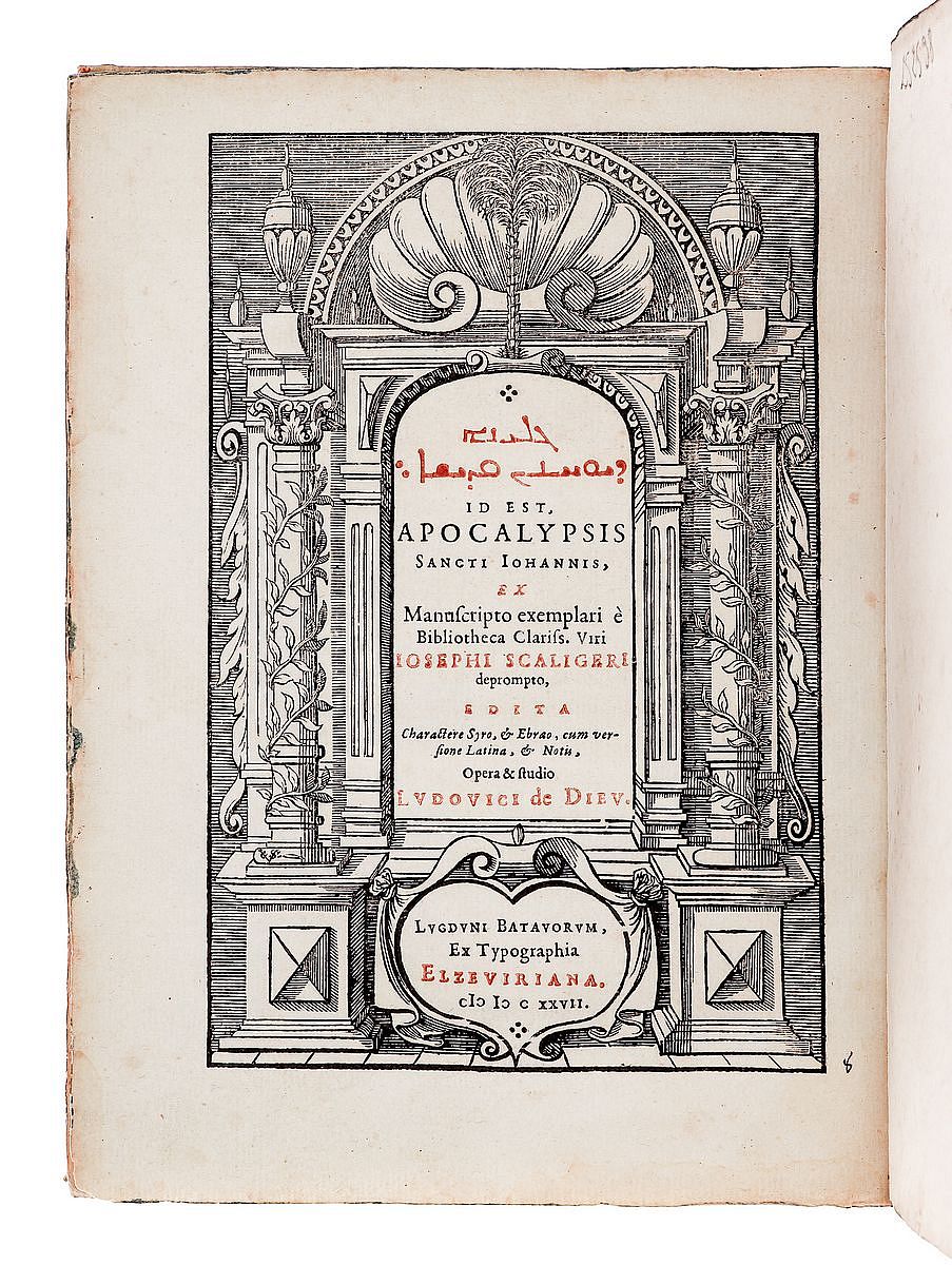 [The Book of Revelation in Syriac]. Id est, Apocalypsis Sancti Iohannis ...