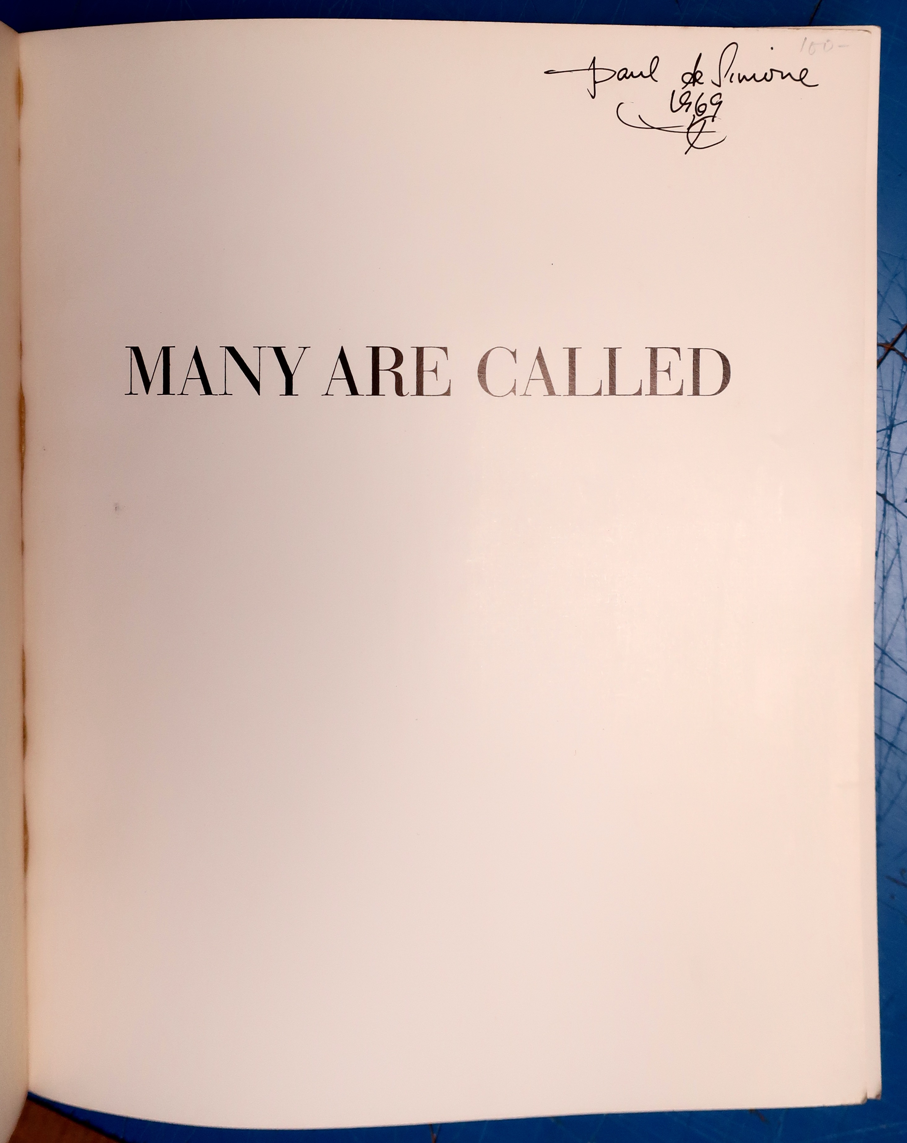 Many are Called by Walker Evans – AbeBooks