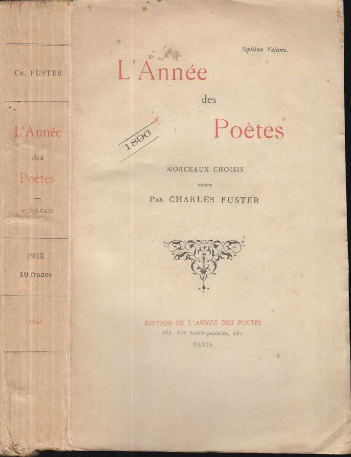 L'Année des poètes année 1896 : avec six pages d'autographes, deux ...