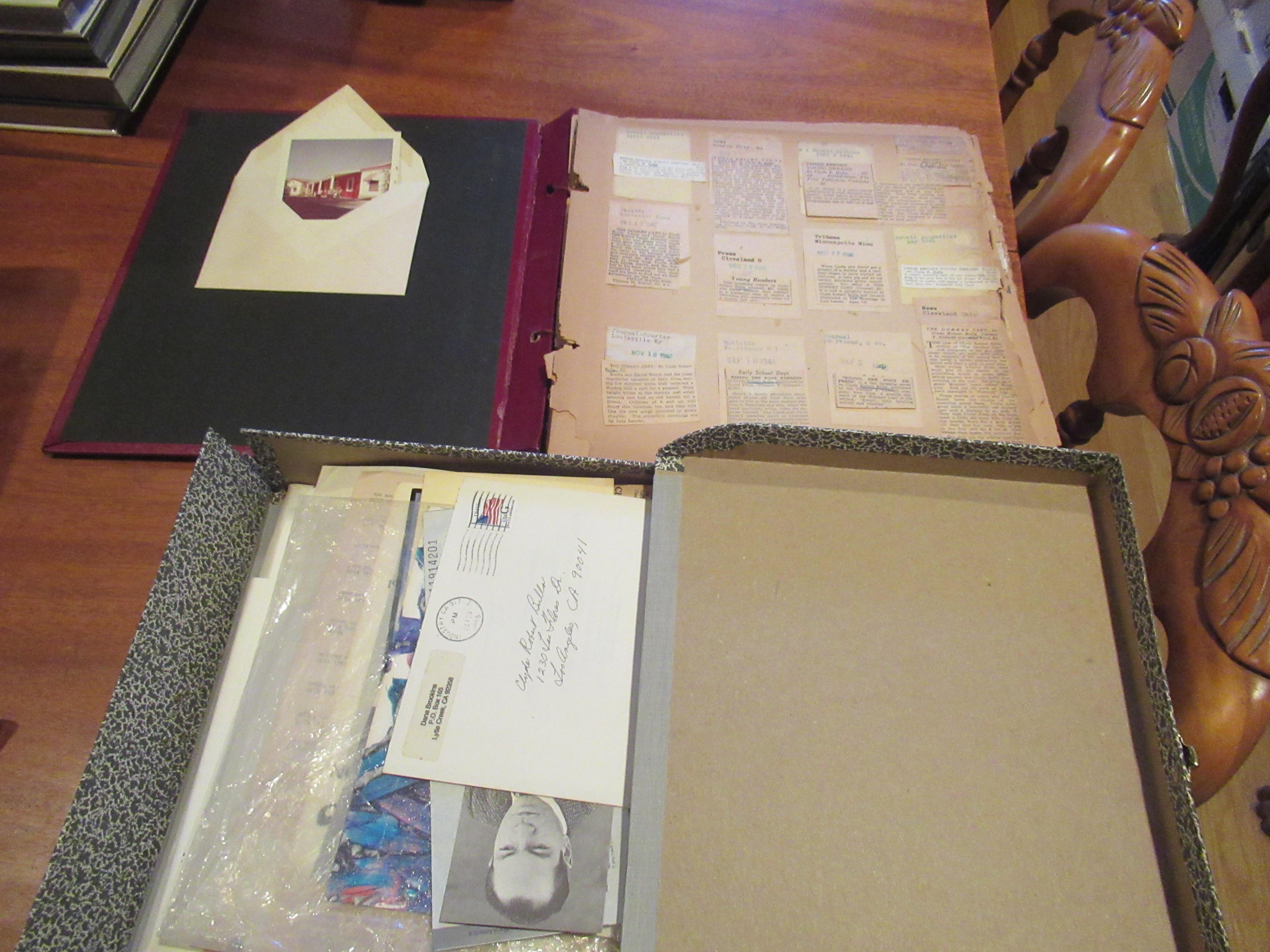 [Signed] [First Edition] Unique: Professional Scrapbook And Archive Of Ephemera Of Award Winning Children's Book Author Robert Clyde Bulla Bulla,