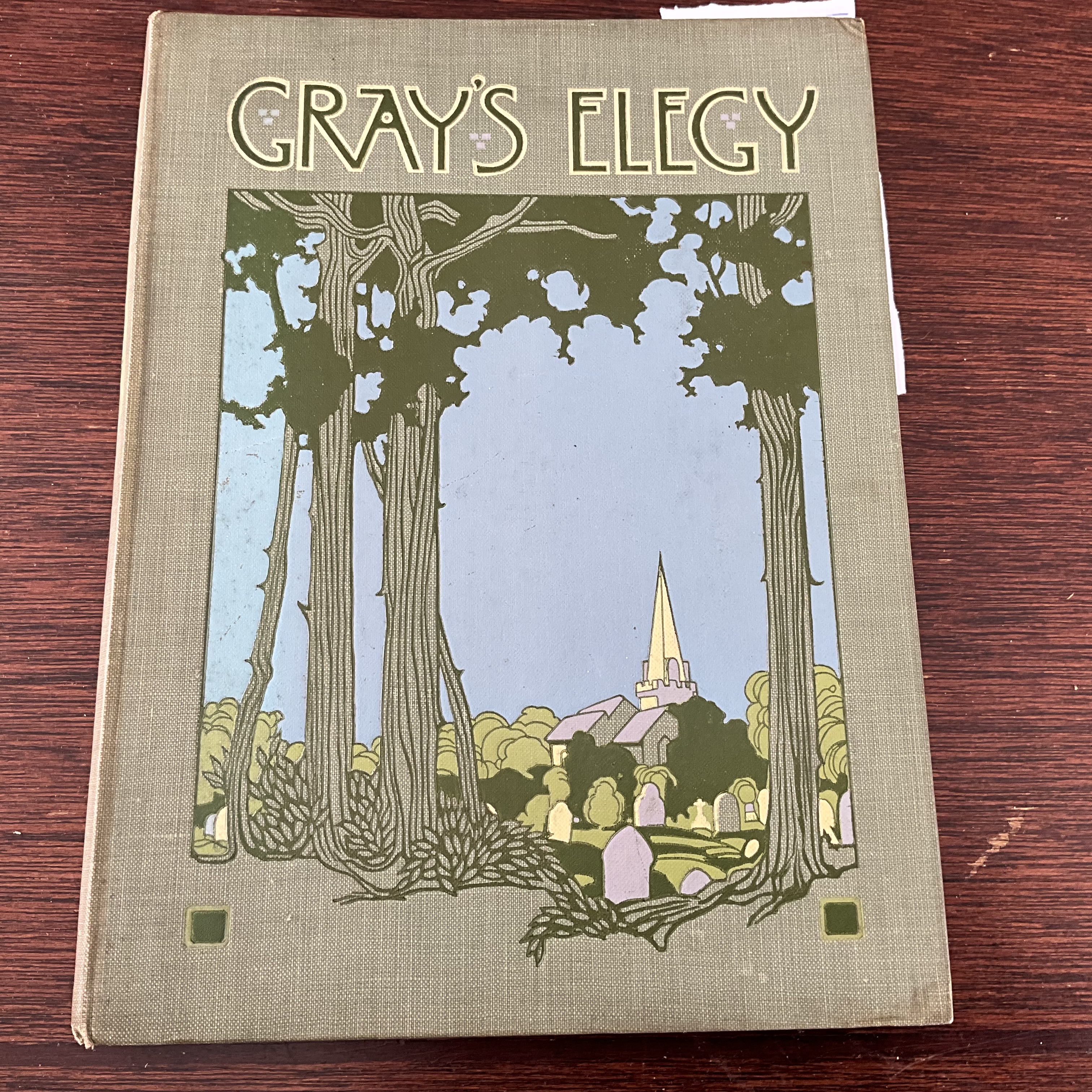 Elegy Written Country Churchyard by Thomas Gray, First Edition