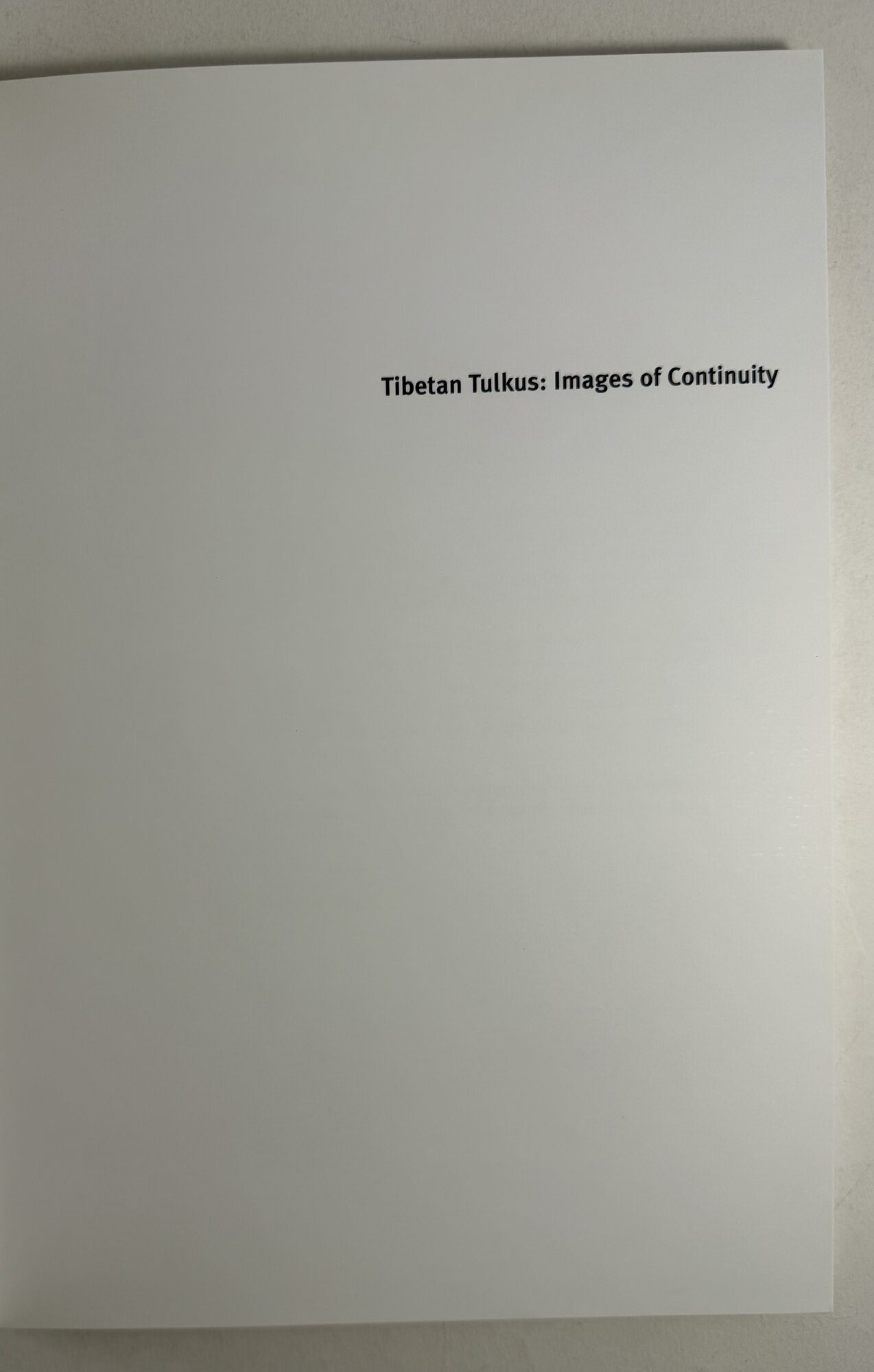 Tibetan Tulkus: images of continuity by Franck, Martine, and David ...