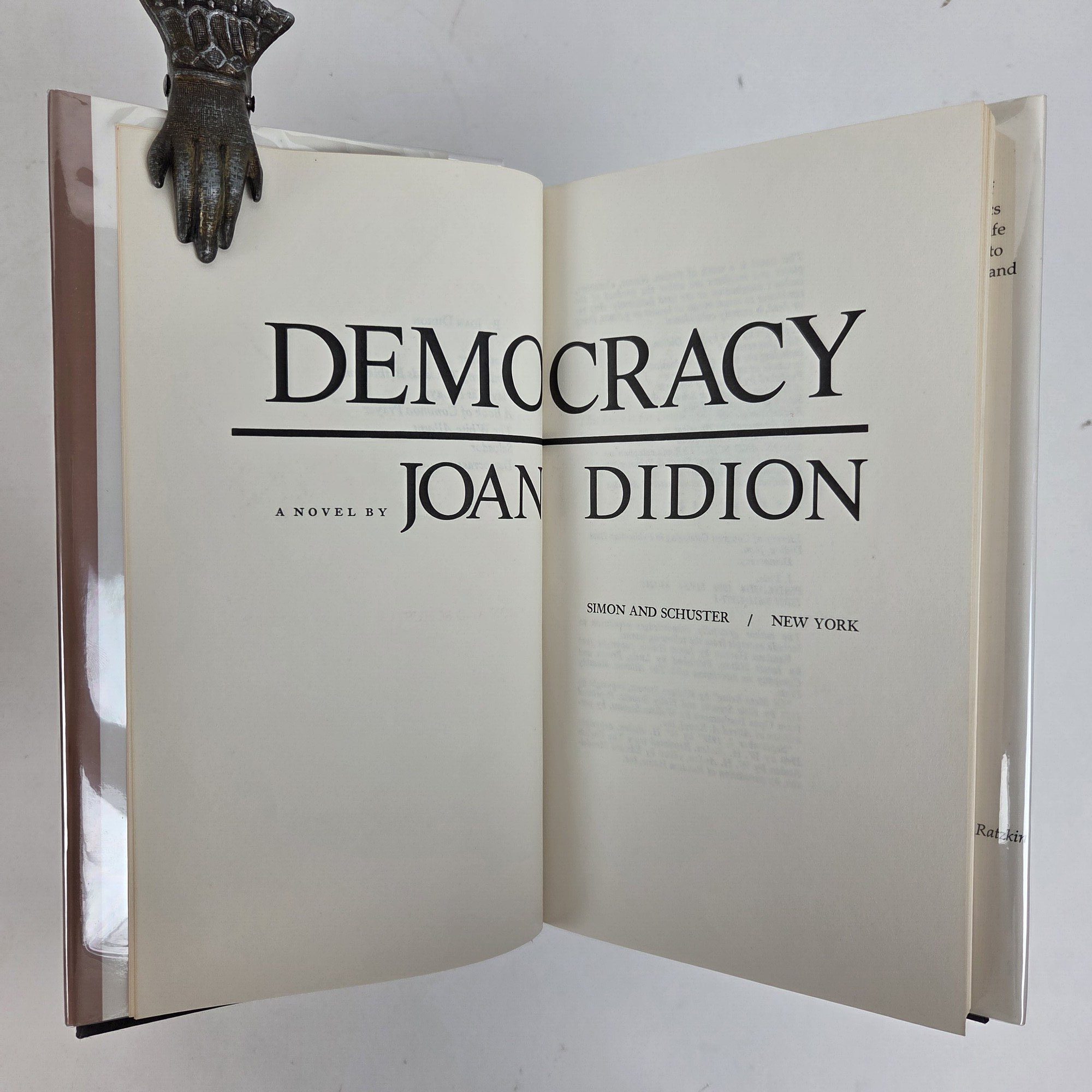 Democracy by Joan Didion, First Edition – AbeBooks