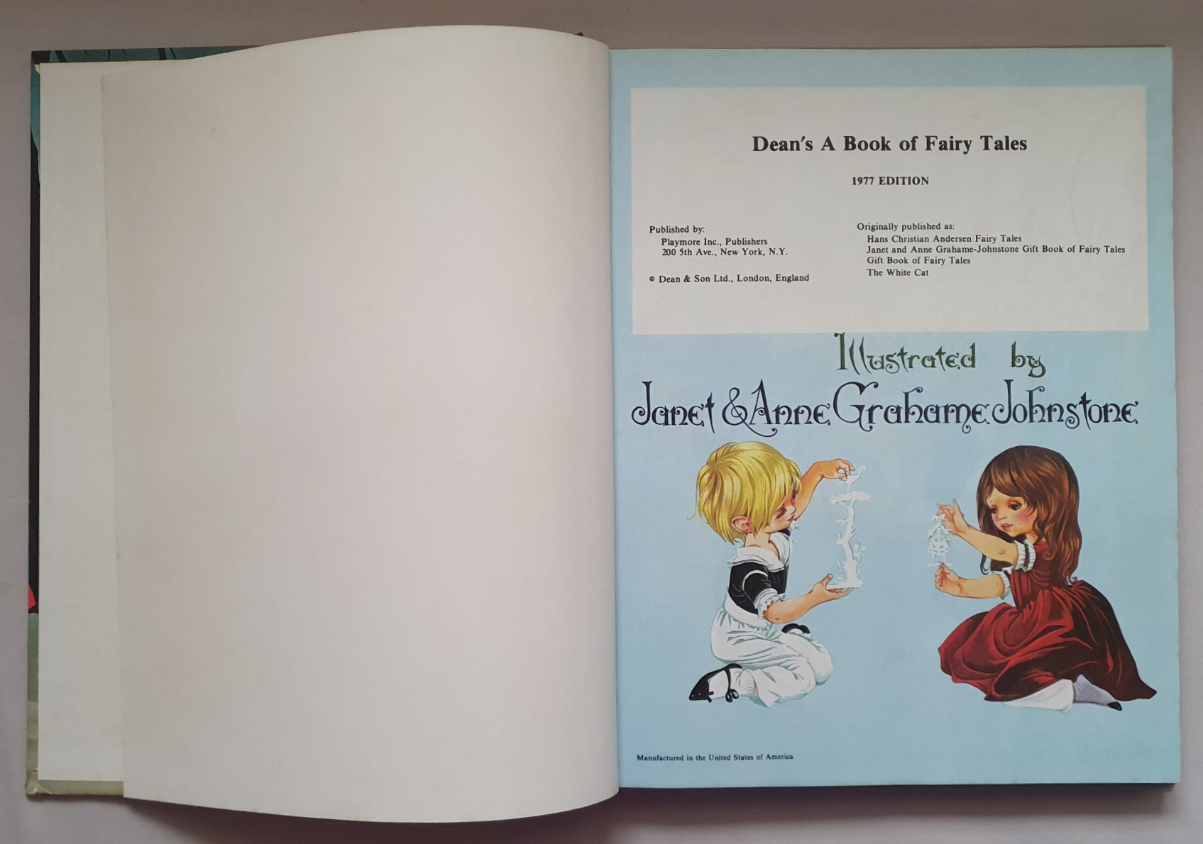 Dean's A Book of Fairy Tales: Very Good Hardcover (1977) This