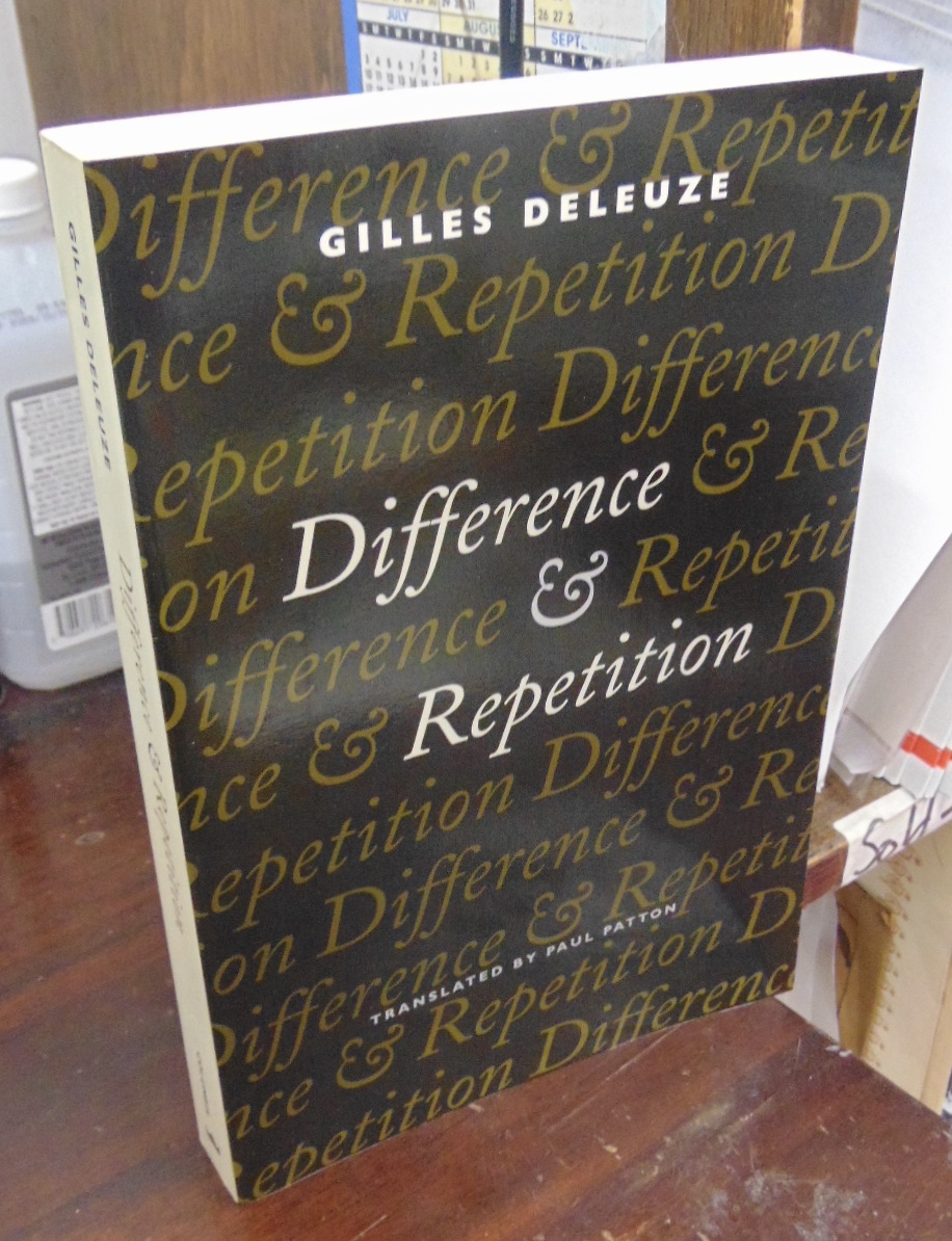 Différence et répétition. by DELEUZE (Gilles).: (1968) Signed by