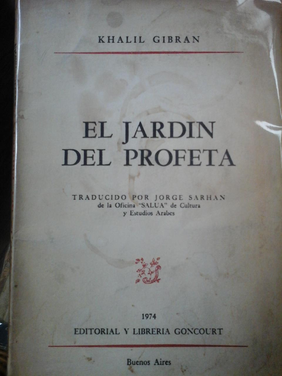 El Jardín Del Profeta - Gibran, Khalil