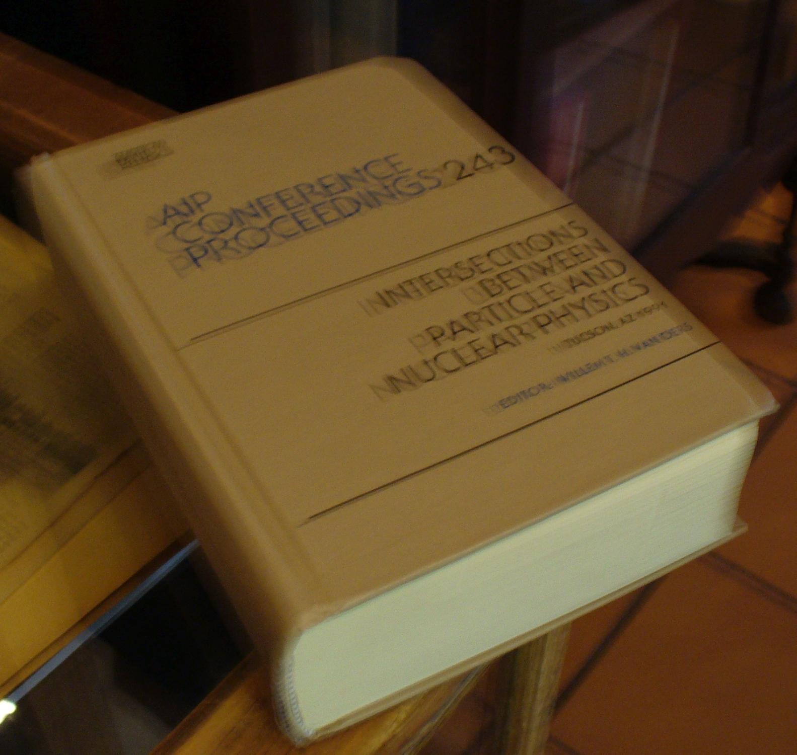 AIP Conference Proceedings 243: Intersections Between Particle and Nuclear Physics - Tucson, AZ 1991 - Oers, Willem T. H. Van