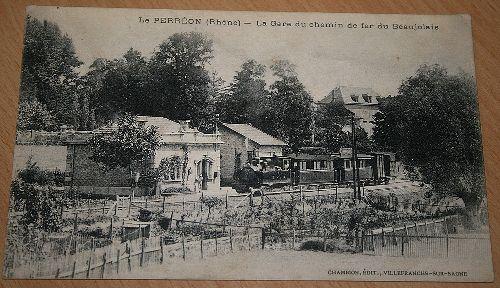 Le Perreon Rhone La Gare Du Chemin De Fer Du Beaujolais By Carte Postale Ancienne 69 Rhone 1900 Manuscript Nbsp Nbsp Paper Nbsp Collectible Joie De Lire