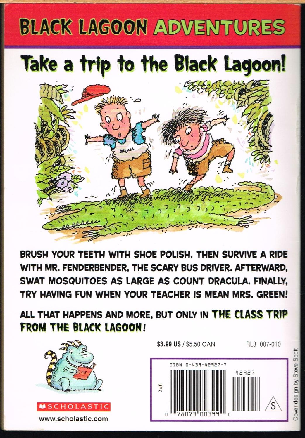 Class Trip From The Black Lagoon Black Lagoon Adventures No 1 By Thaler Mike Lee Jared Illustrator Very Good Soft Cover 2004 11th Printing Caroline Leone Bookservices
