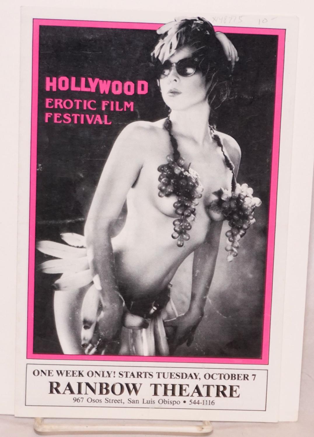 Hollywood Erotic Film Festival; Rainbow Theatre, San Luis Obispo (program)  by Rainbow Theatre: (1986) | Bolerium Books Inc.
