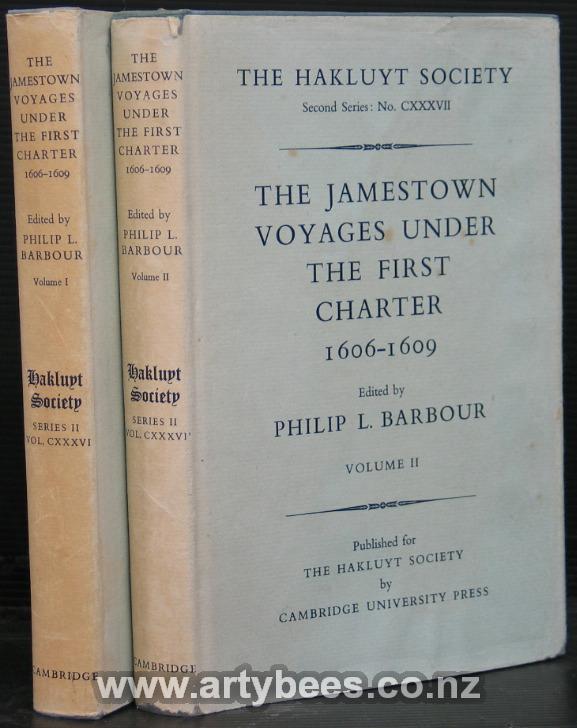 The Jamestown Voyages Under the First Charter 16061609 (2 volumes) by
