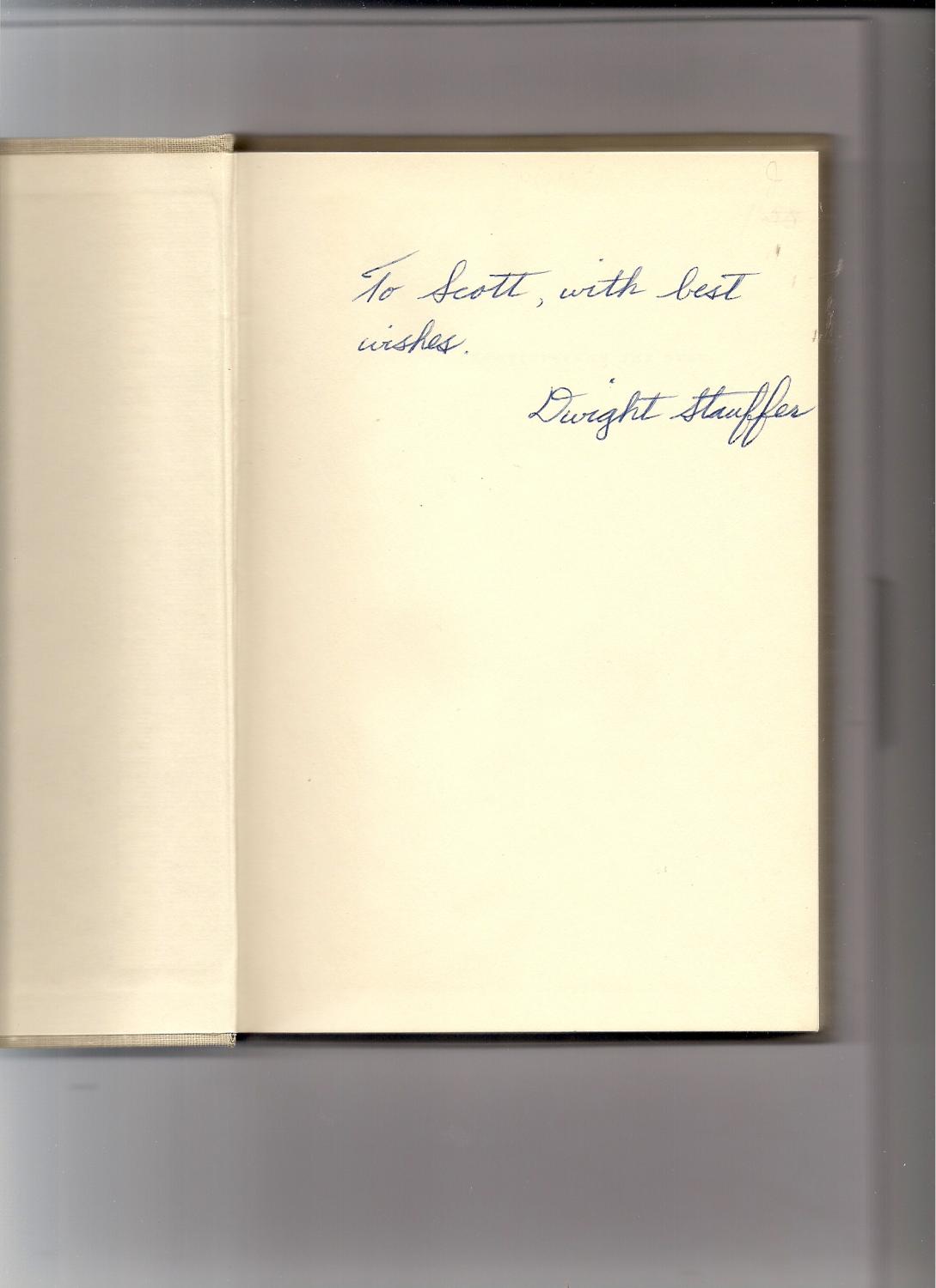 Footprints in the Dust de Stauffer, Dwight G. Very Good Hardcover