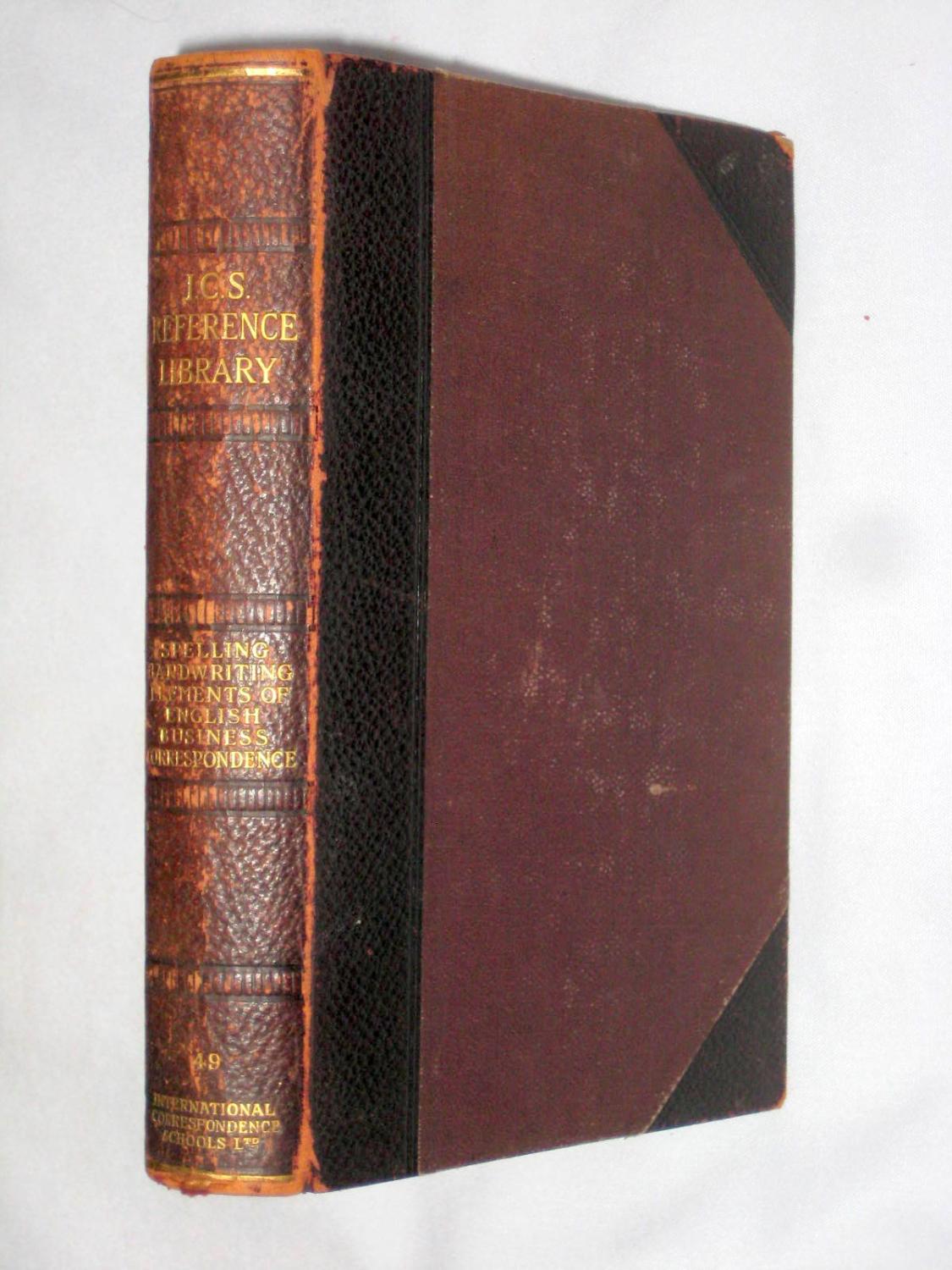 I.C.S. Reference Library. No.50. SHORTHAND, TYPEWRITING. ICS. International Correspondence School. ICS. International Correspondence School [Good] [H