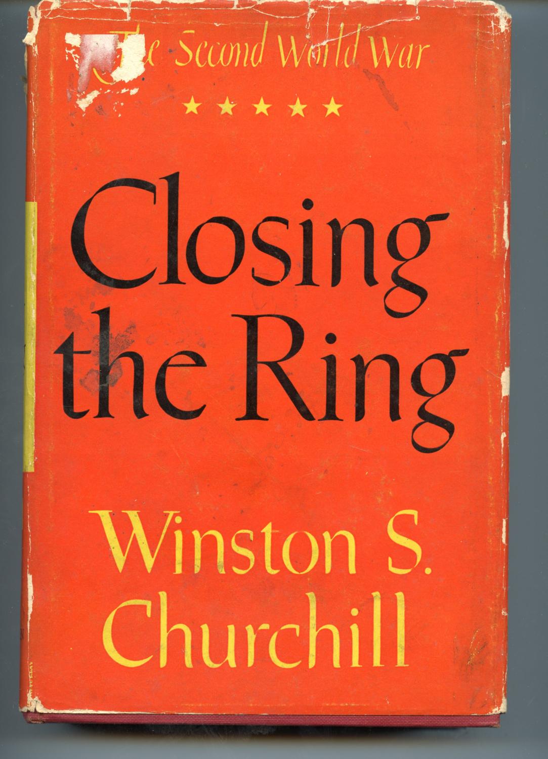 Schandelijk Latijns Missend Closing the Ring by Winston Churchill: Good Hardcover (1951) 1st Edition. |  Ian Thompson