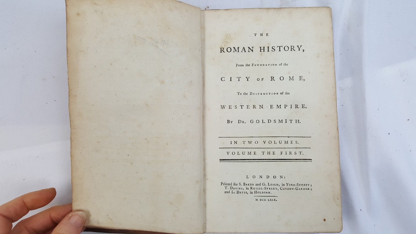 The Roman History, from the Foundation of the City of Rome, to the