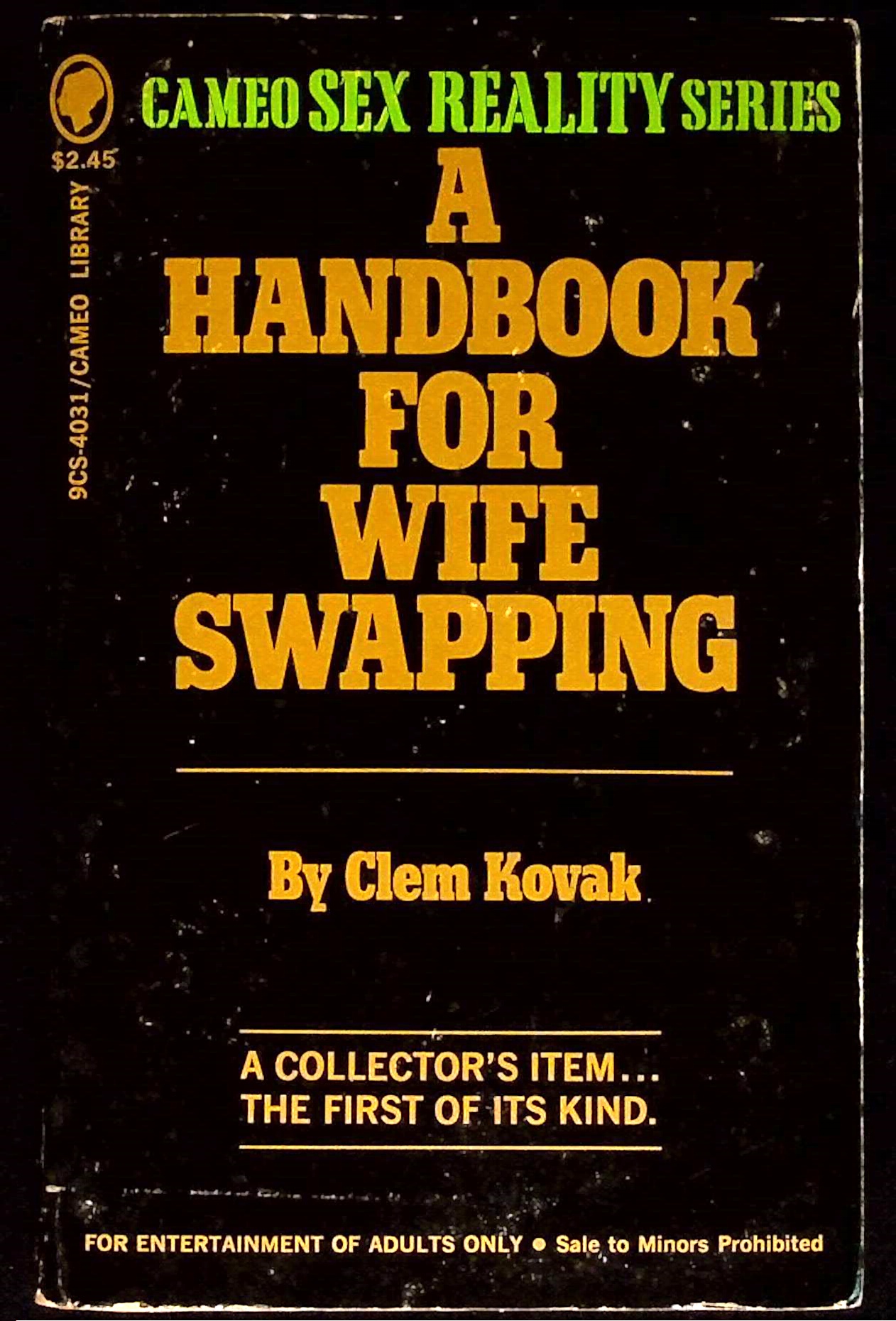 A Handbook for Wife Swapping by Kovak, Clem Good Softcover (1971) Source Book Store